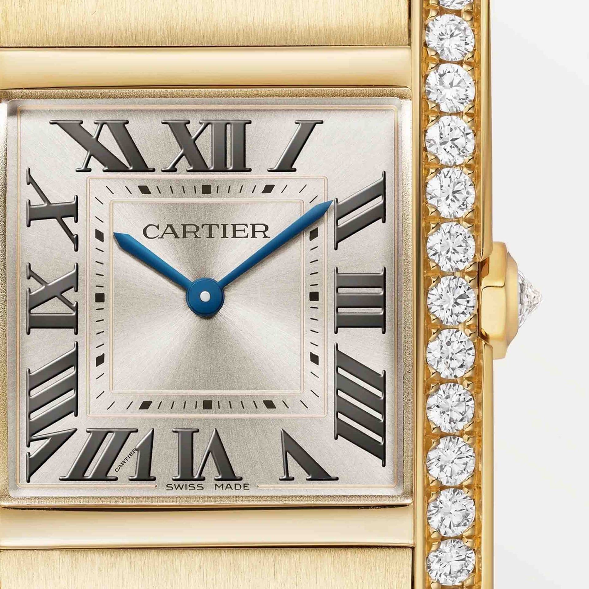 CARTIER Tank Française Modello Medio, Oro Giallo, Diamanti 32 X 27 MM WJTA0061