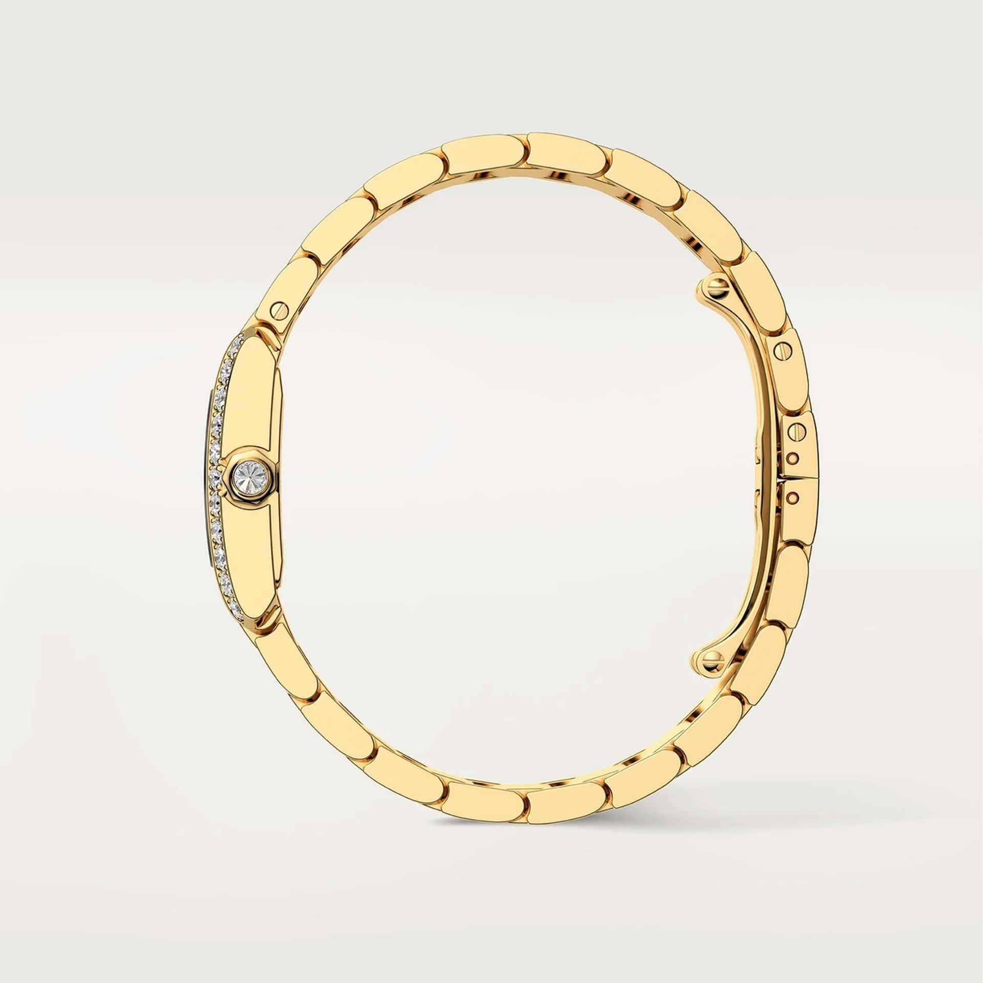 CARTIER Tank Française Modello Piccolo, Oro Giallo, Diamanti 25.7 X 21.2 MM WJTA0062