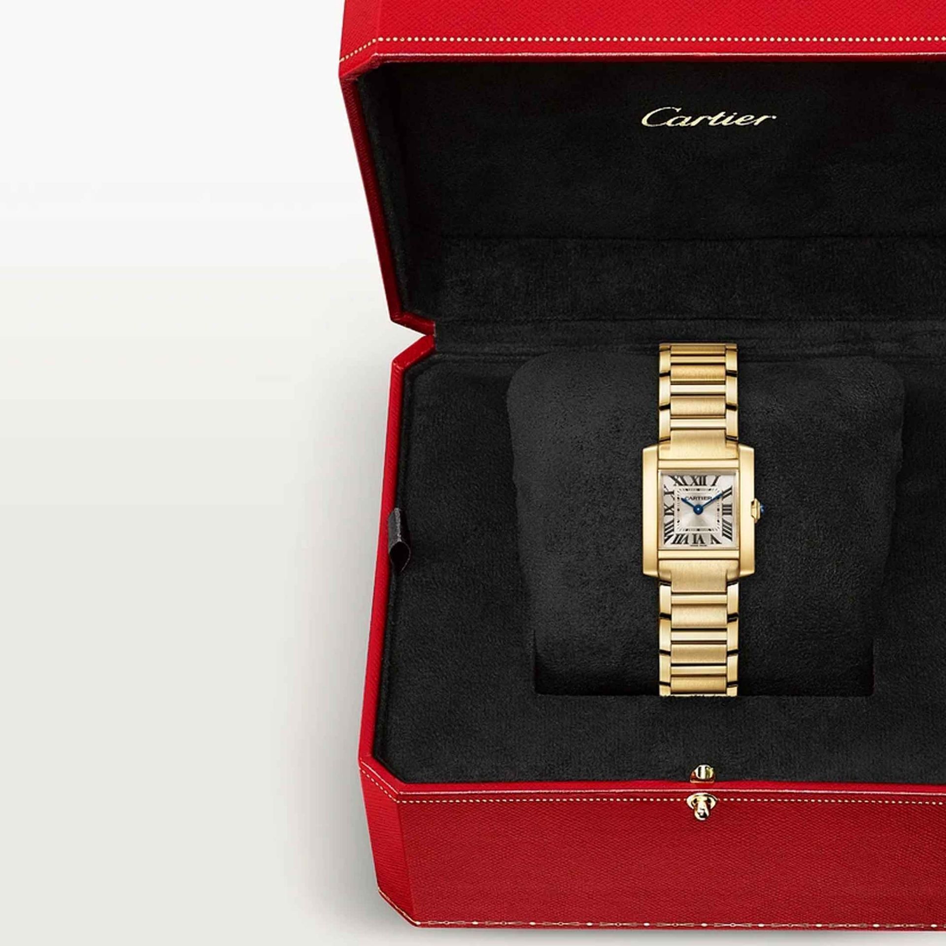 CARTIER Tank Française Modello Piccolo, Oro Giallo 25.7 X 21.2 MM WGTA0344