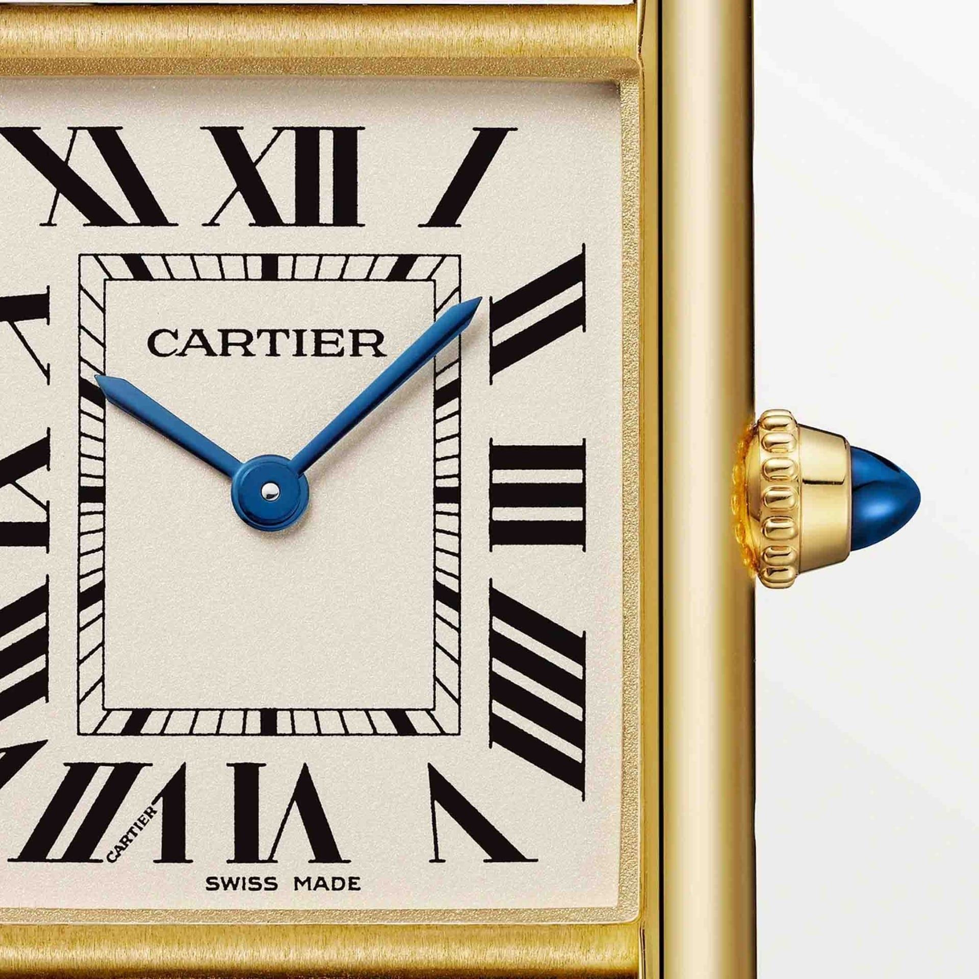 CARTIER Tank Louis Cartier Modello Grande, Oro Giallo, Pelle 34 X 25,5  MM WGTA0343