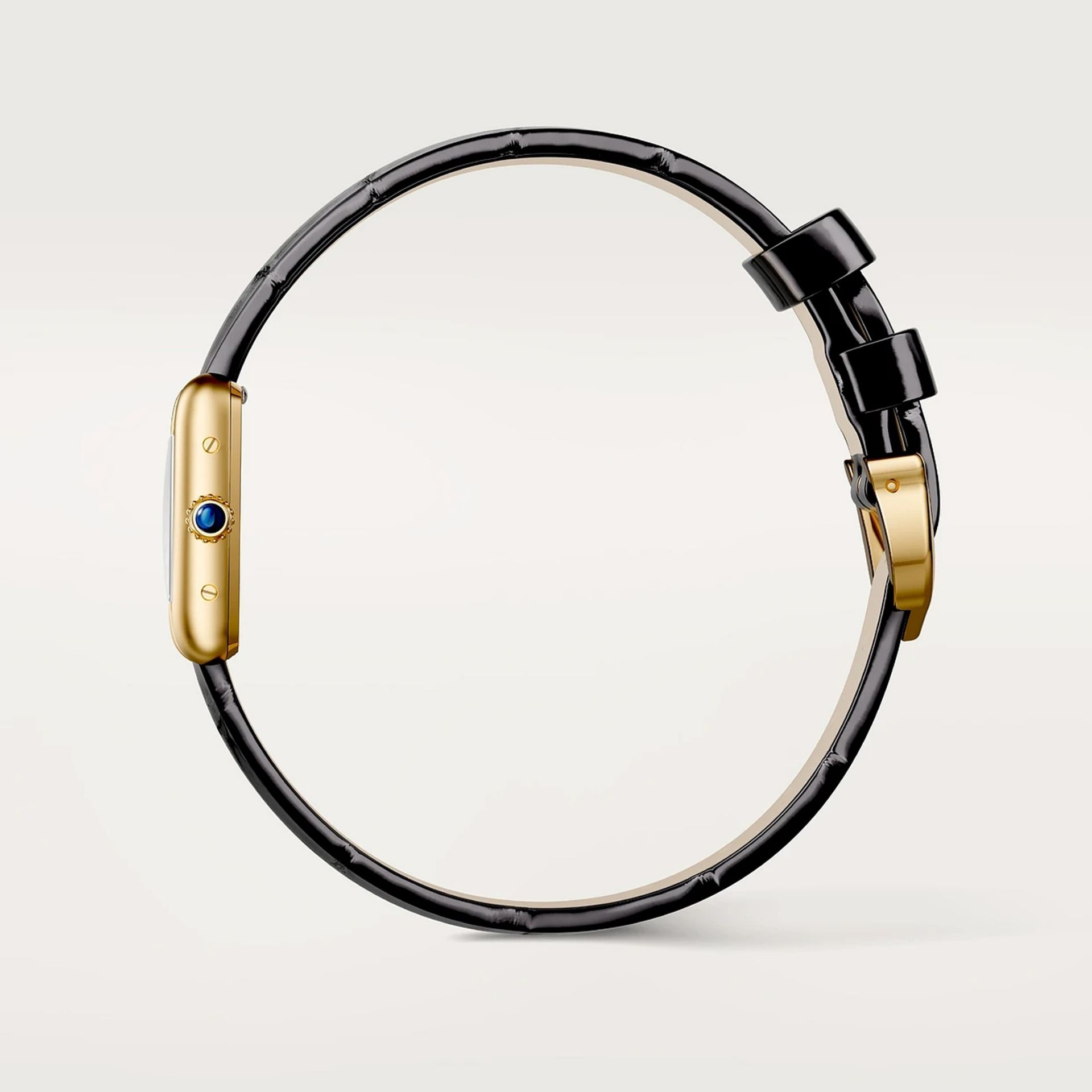 CARTIER Tank Louis Cartier Modello Mini, Oro Giallo, Pelle 24 X 16.5 MM WGTA0352