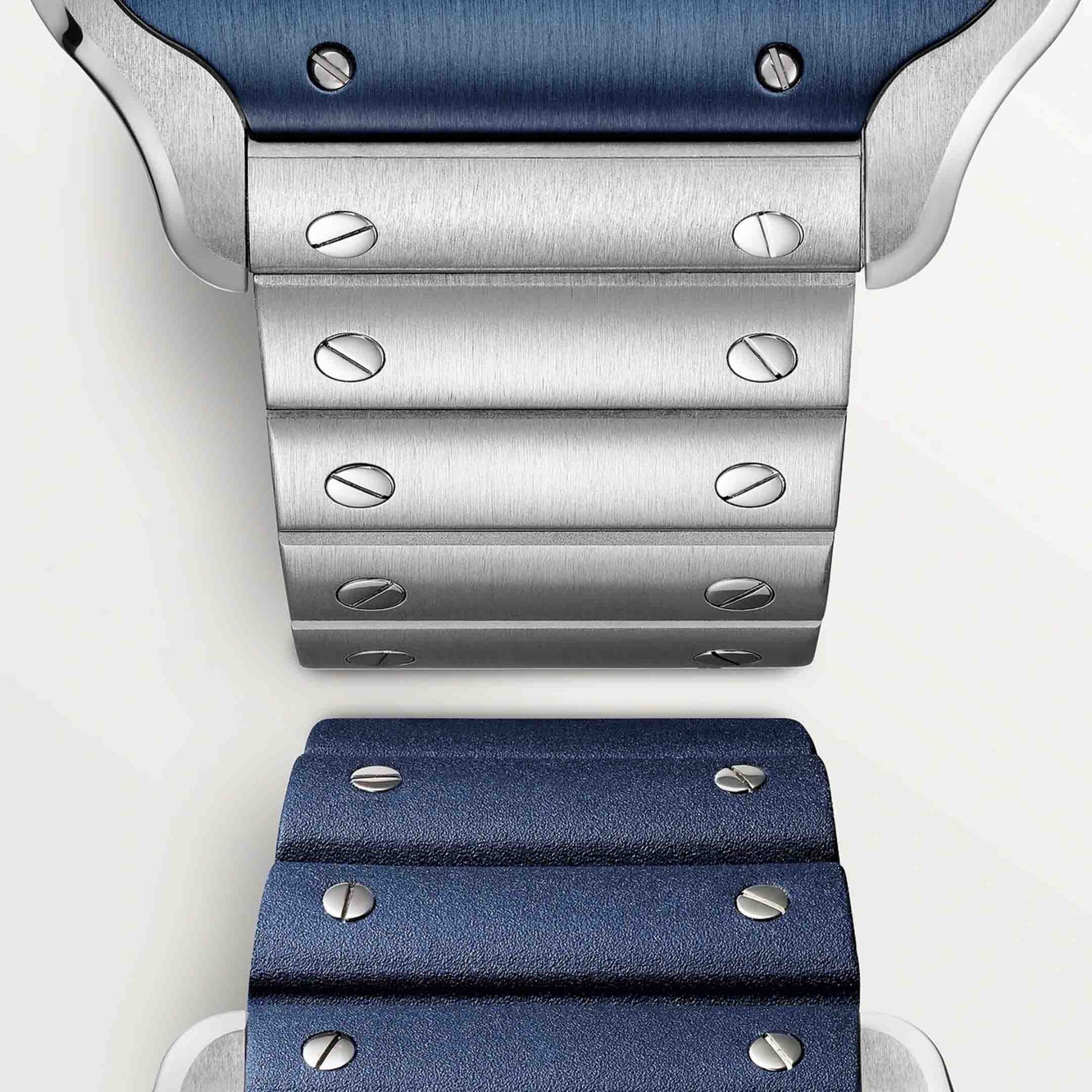 CARTIER Santos De Cartier Scheletrato Modello Grande, Acciaio 39.8 MM WHSA0026