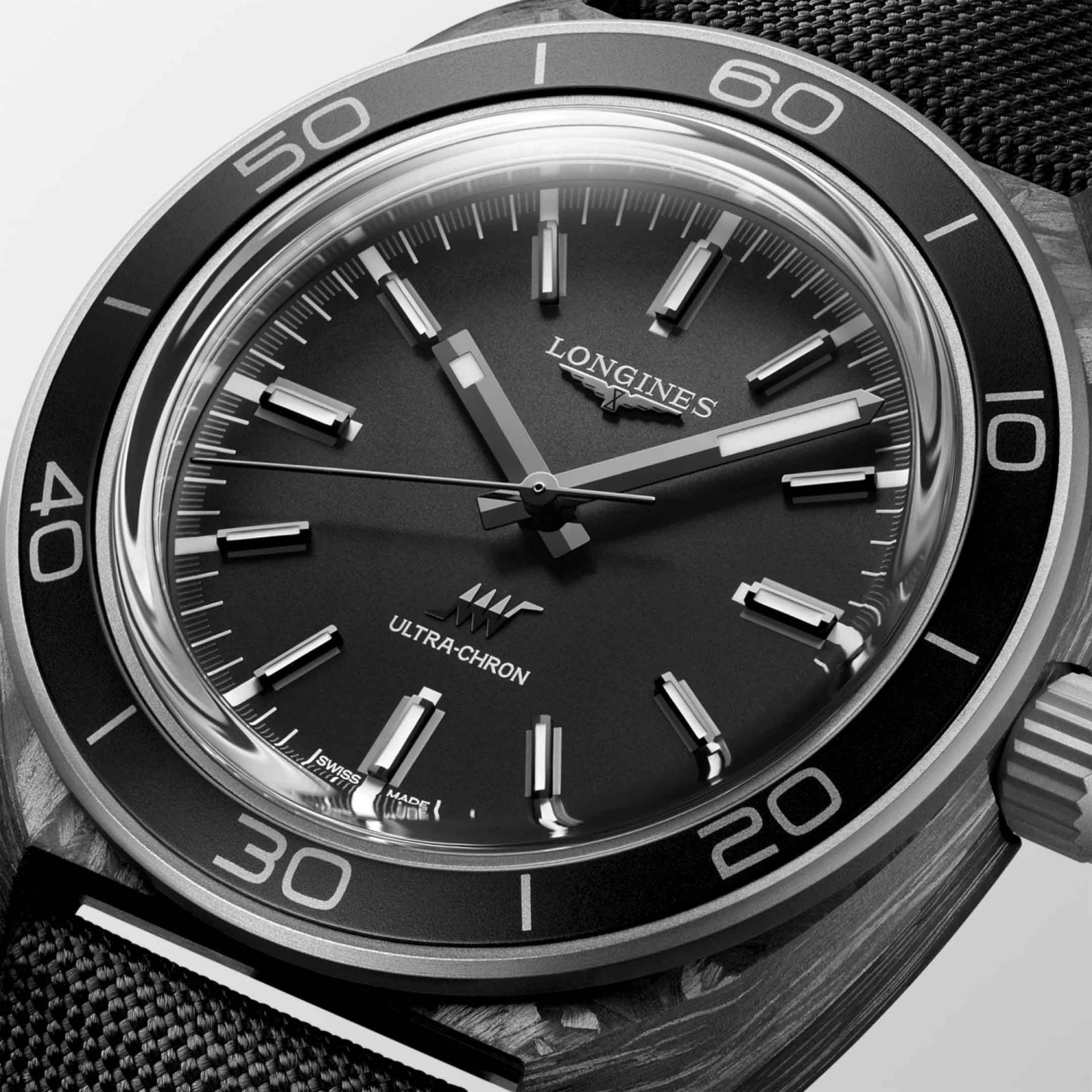 LONGINES Ultra-Chron Carbon 43 MM L2.839.4.52.2