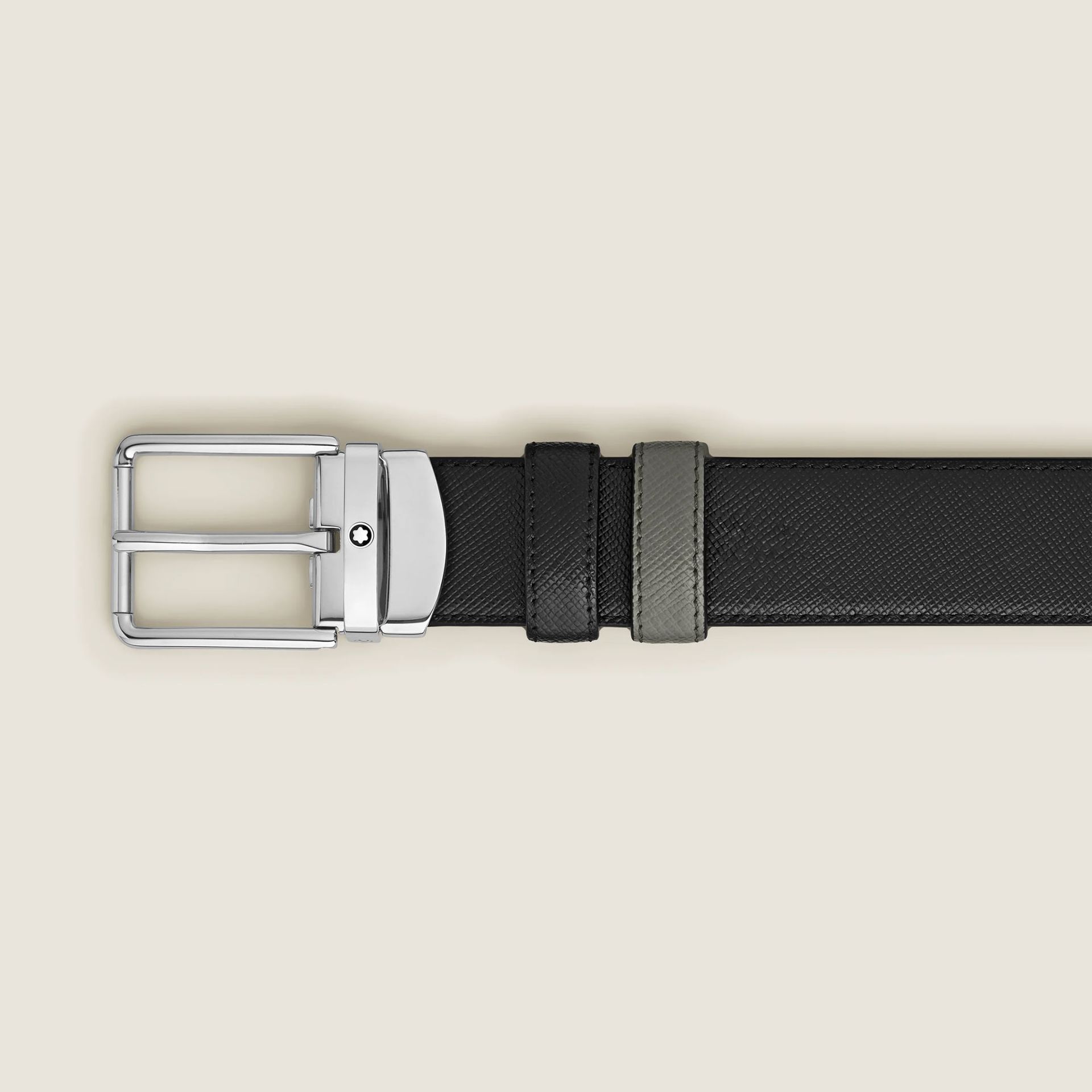 MONTBLANC Cintura Reversibile 30 Mm Grigio Medio/Nera  220026