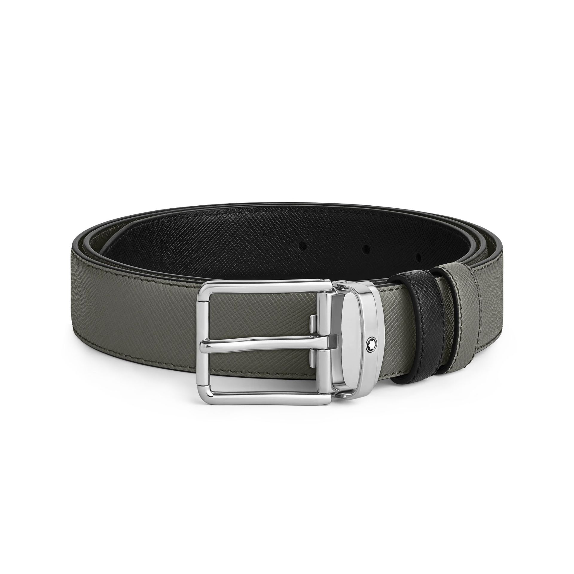 MONTBLANC Cintura Reversibile 30 Mm Grigio Medio/Nera  220026