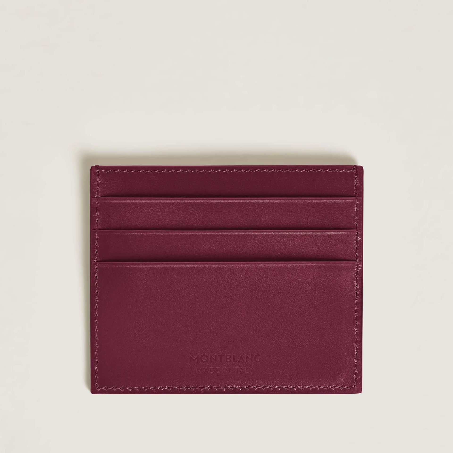 MONTBLANC Portacarte 6 Scomparti Meisterstück Rosso  199302
