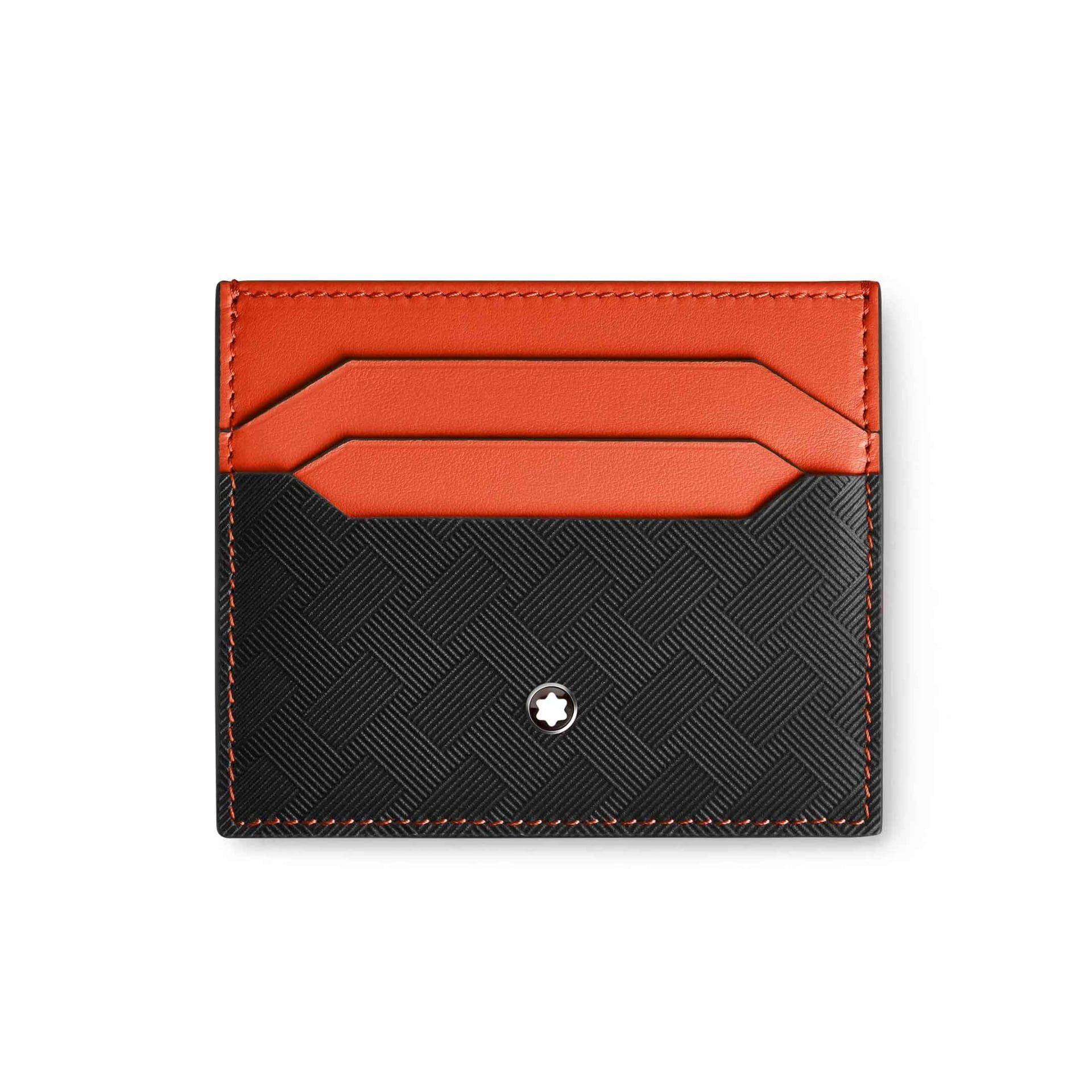 Montblanc Extreme 3.0 Card Holder 6cc, Black and Cayenne 199419