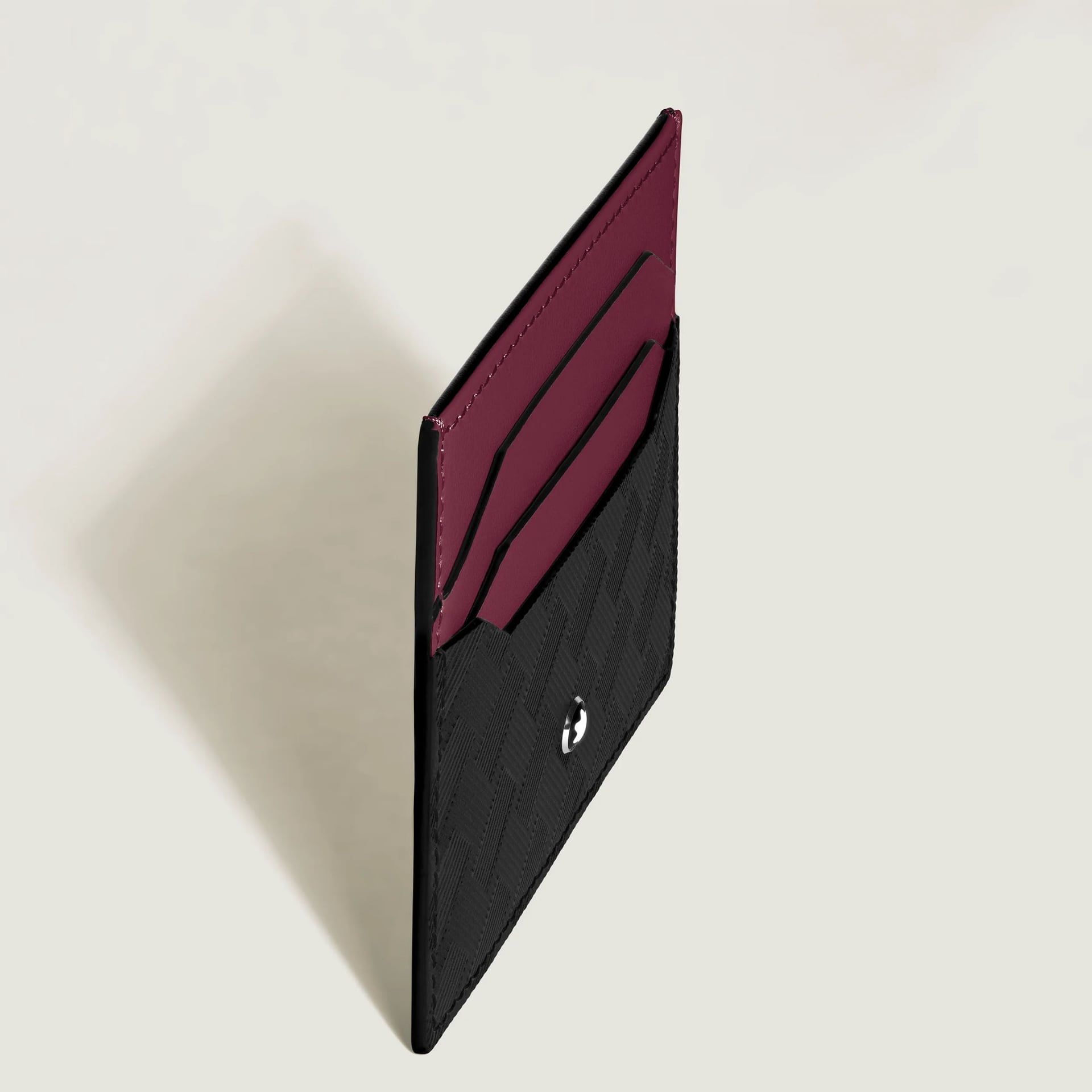 MONTBLANC Portacarte 6 Scomparti Extreme 3.0 in Pelle Nera e Rossa  199420