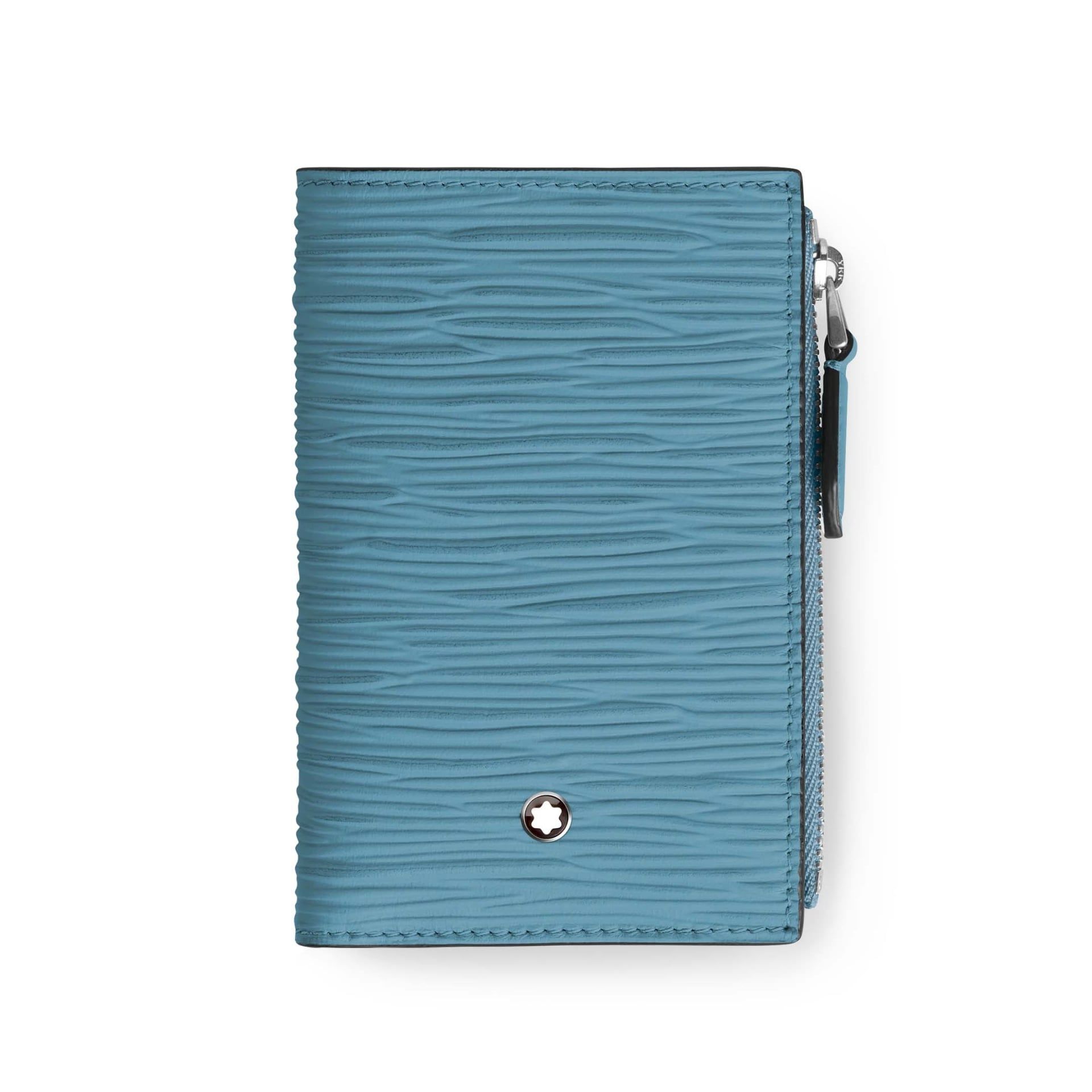 MONTBLANC Portafoglio 6 Scomparti Verticale Mini 4810 Blu  199345