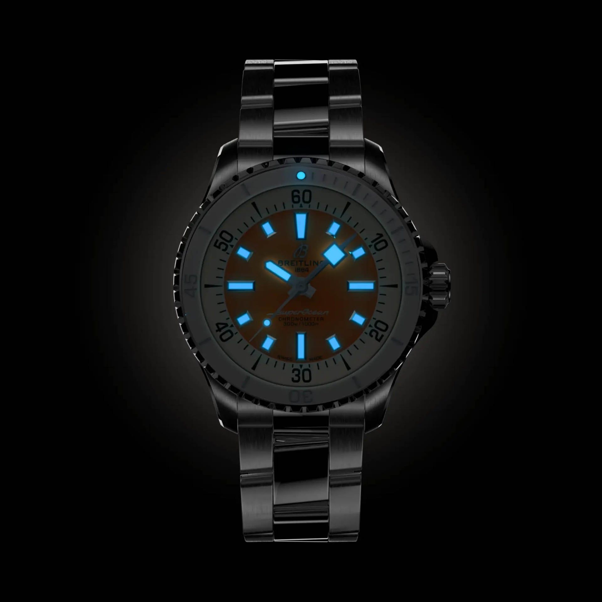 BREITLING Superocean III Automatic Orange Dial 36 MM A1737721101A1