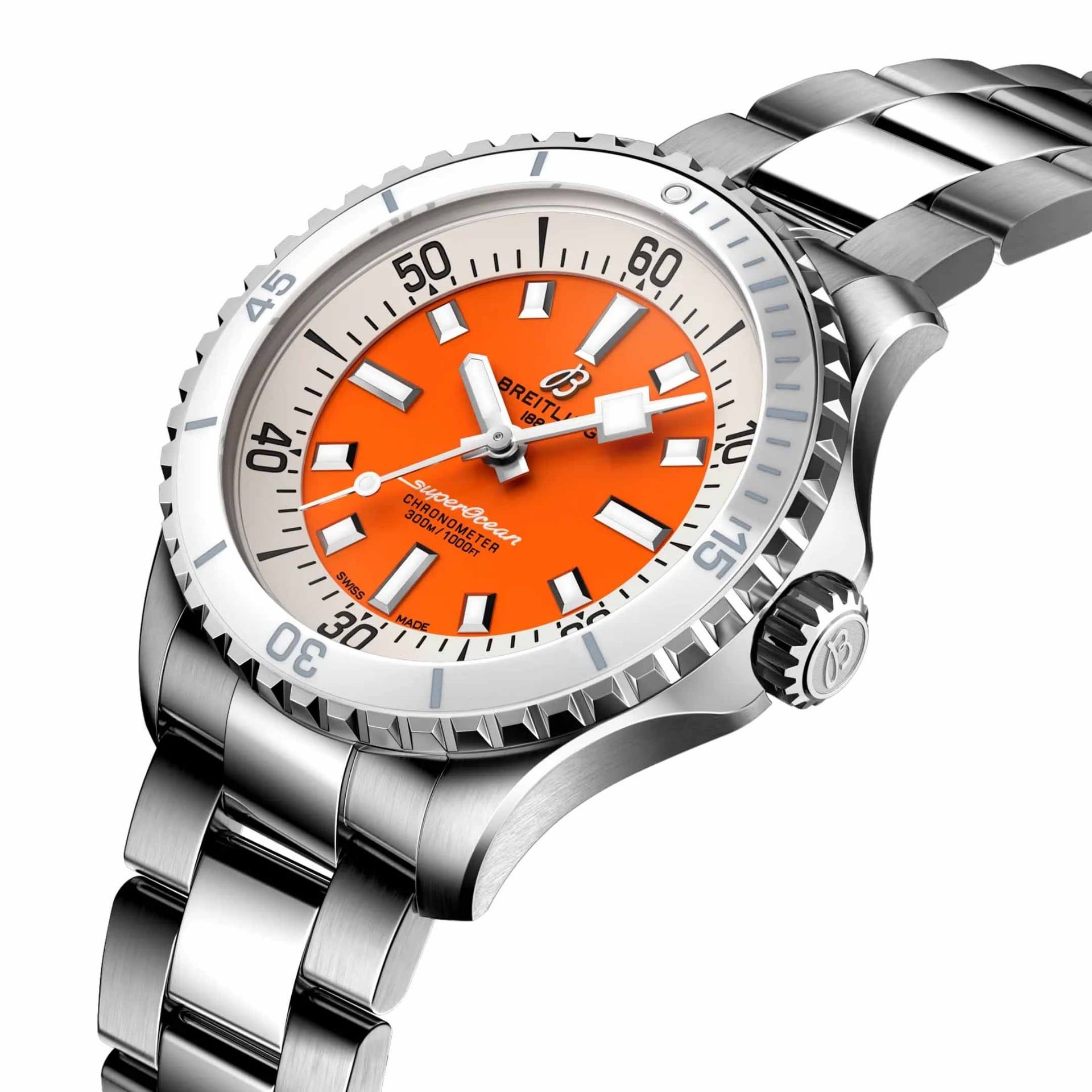 BREITLING Superocean III Automatic Orange Dial 36 MM A1737721101A1