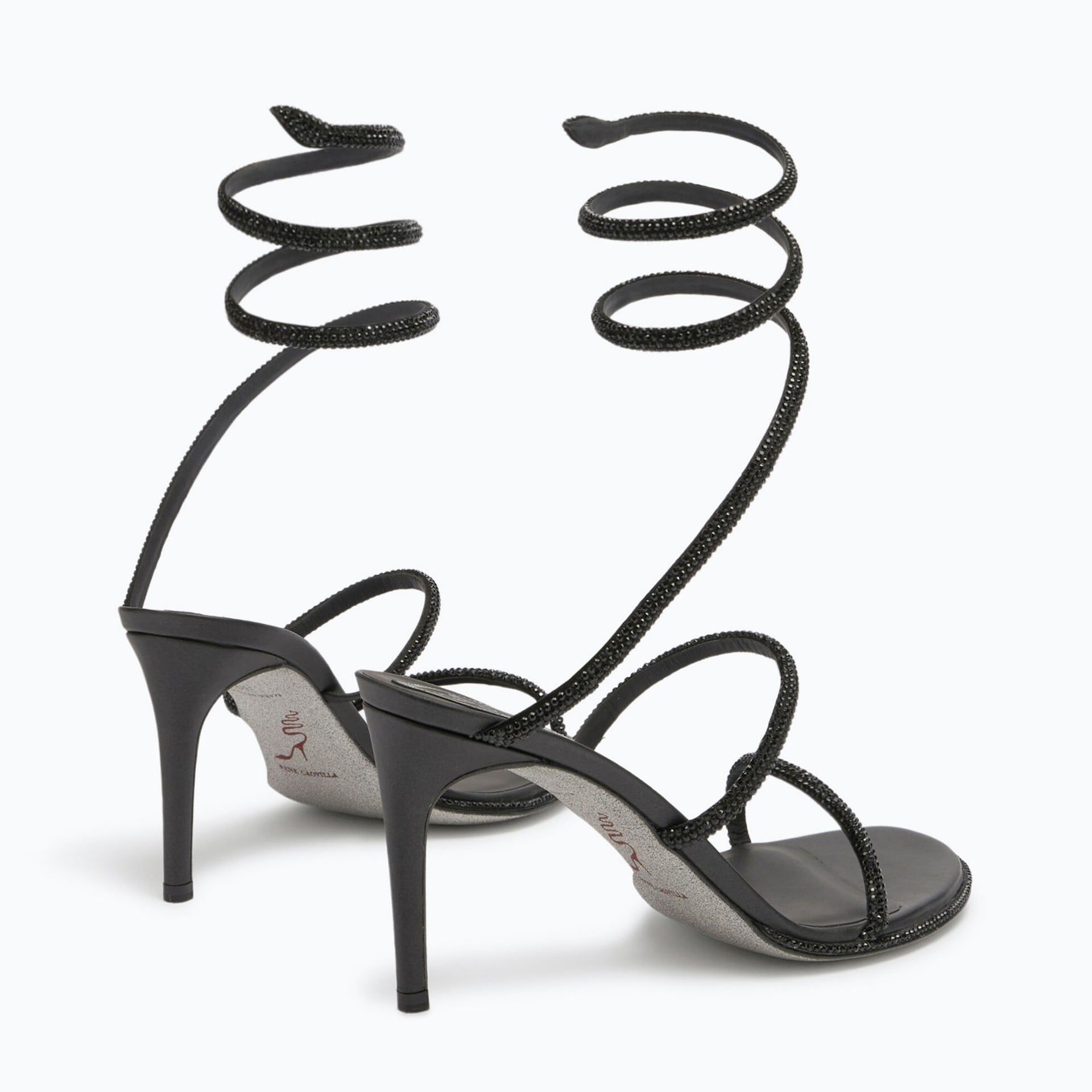 RENE CAOVILLA Cleo - Sandali Tacco Medio Nero  C10416-080-R001V050