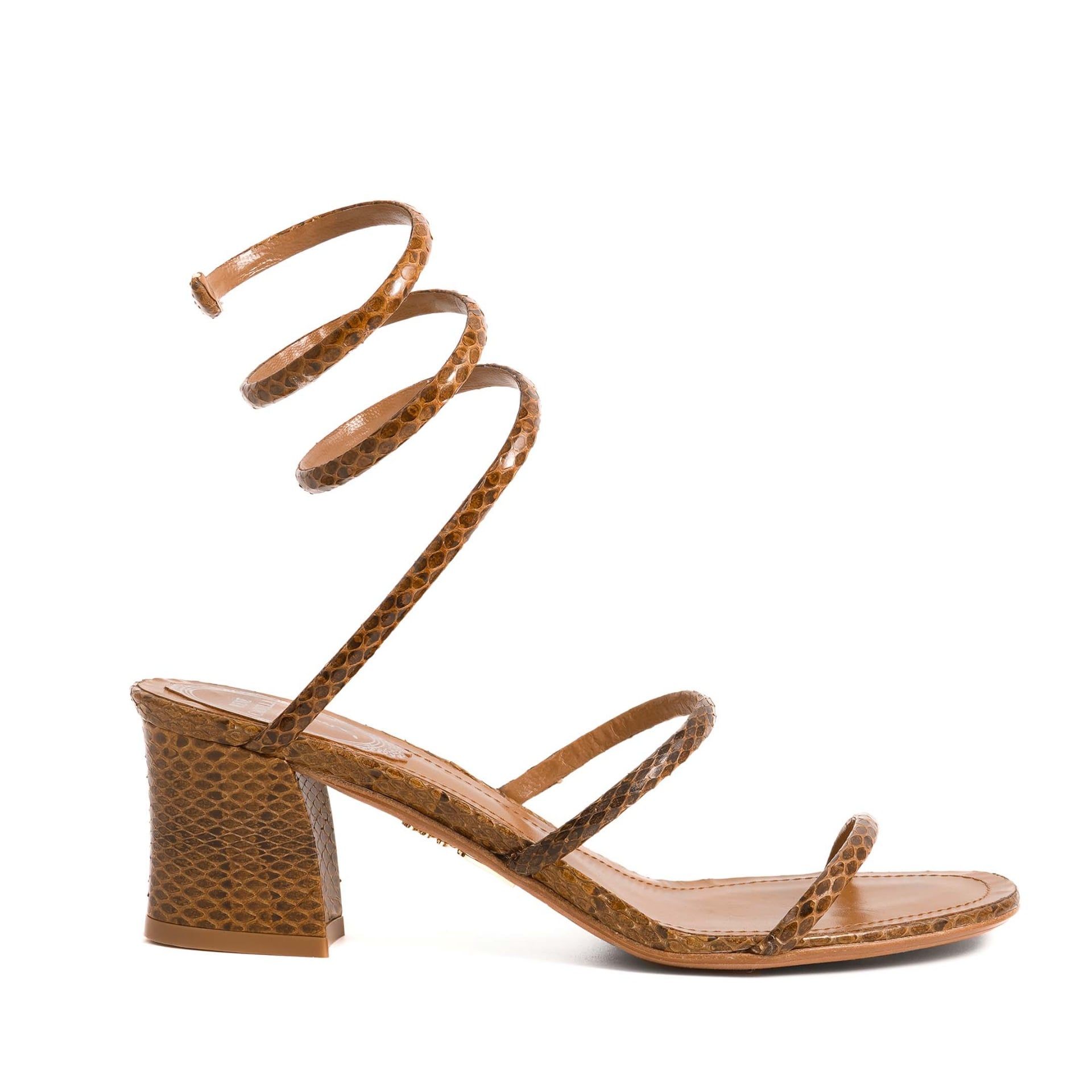 RENE CAOVILLA Cleo - Sandali Tacco Basso Soul Marrone  C12492-050-AY015111