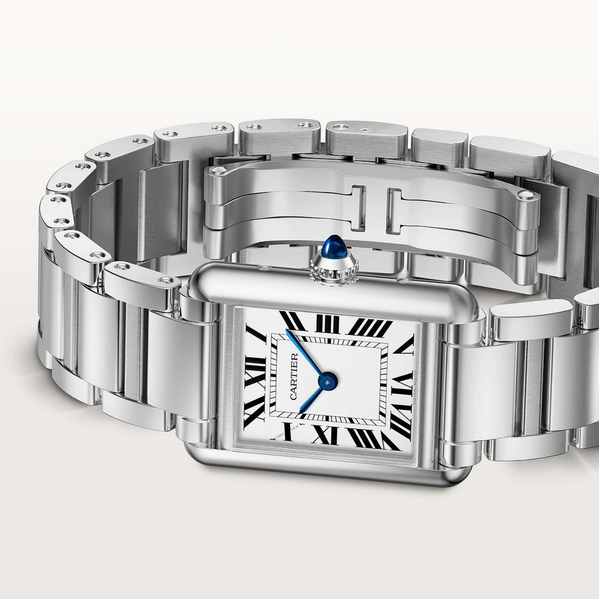 CARTIER Tank Must De Cartier Modello Piccolo, Acciaio, Solarbeat™ 29,5 X 22  MM WSTA0121