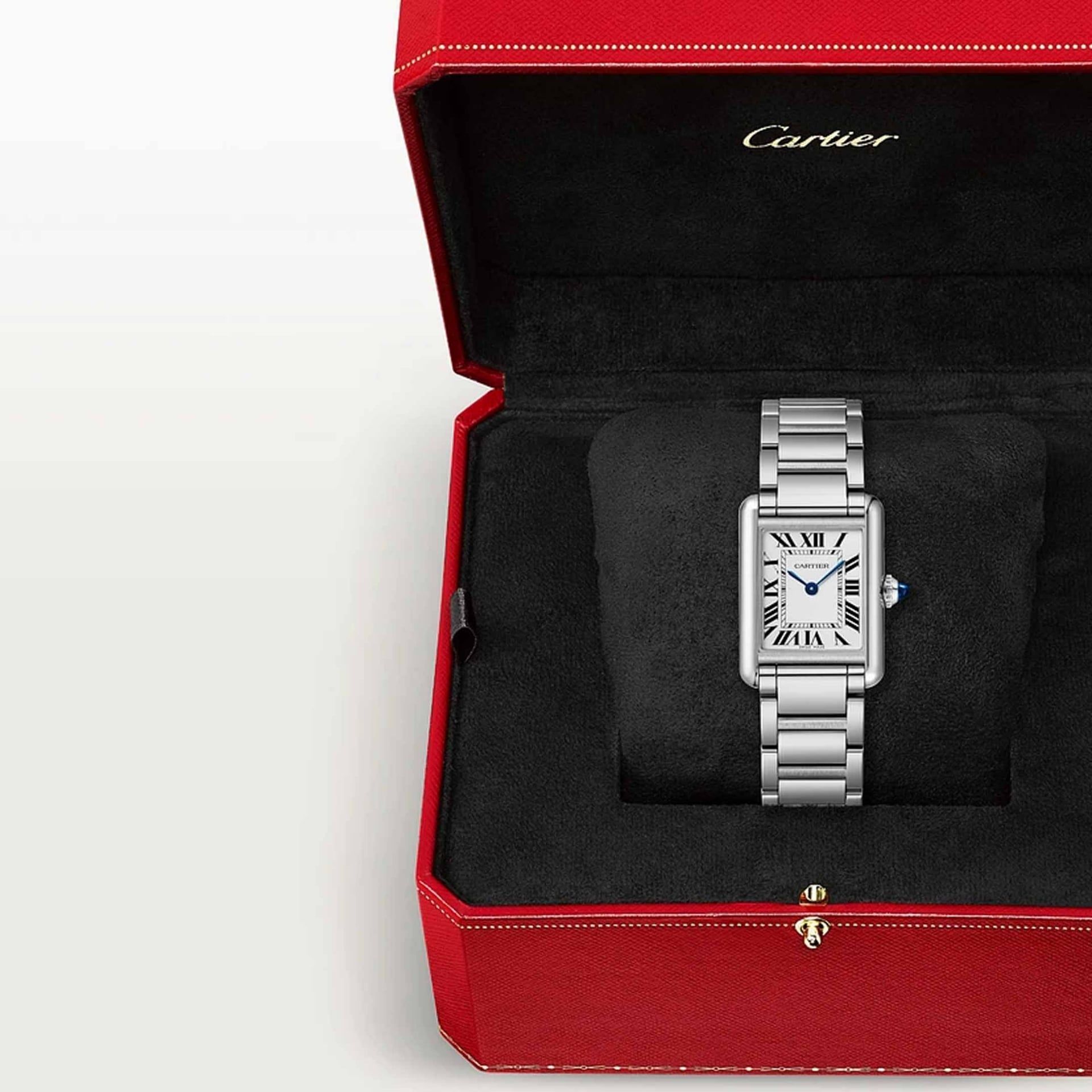 CARTIER Tank Must De Cartier Modello Piccolo, Acciaio, Solarbeat™ 29,5 X 22  MM WSTA0121