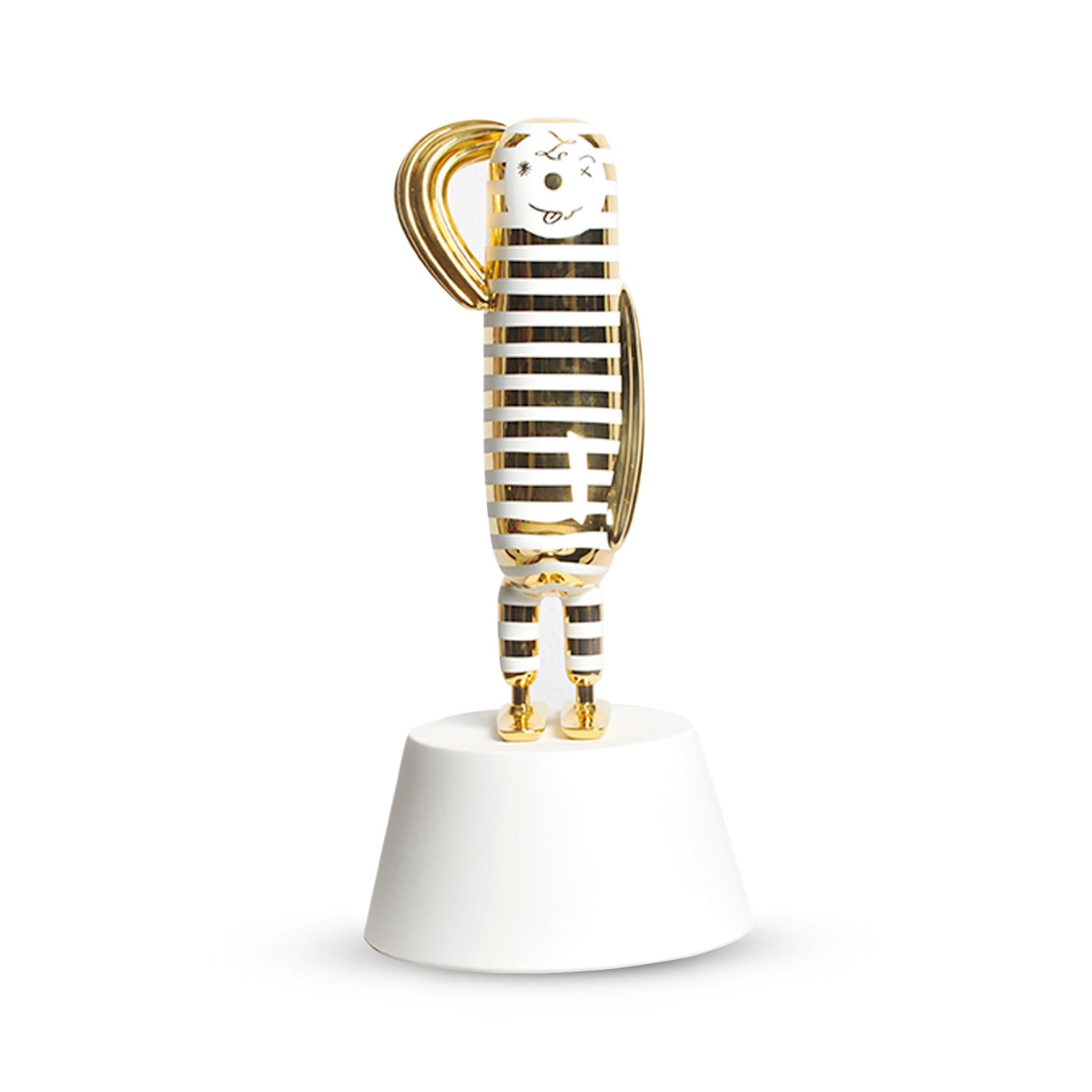 BOSA Scultura Hopebird Bianco e Oro (Jaime Hayon) 33 CM - H 72 CM AH40/D14