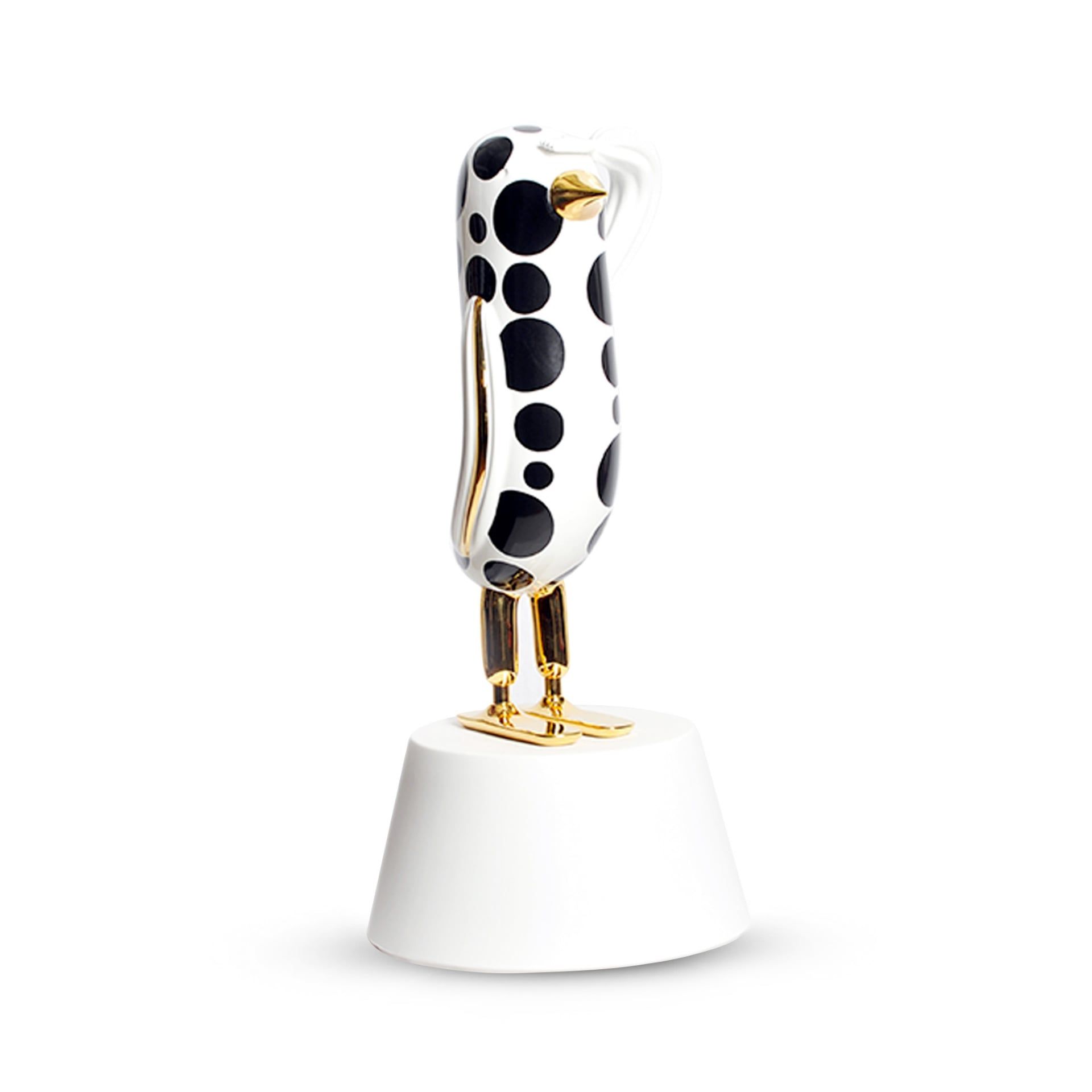 BOSA Scultura Hopebird Bianco e Nero (Jaime Hayon) 33 CM - H 72 CM AH40/D5