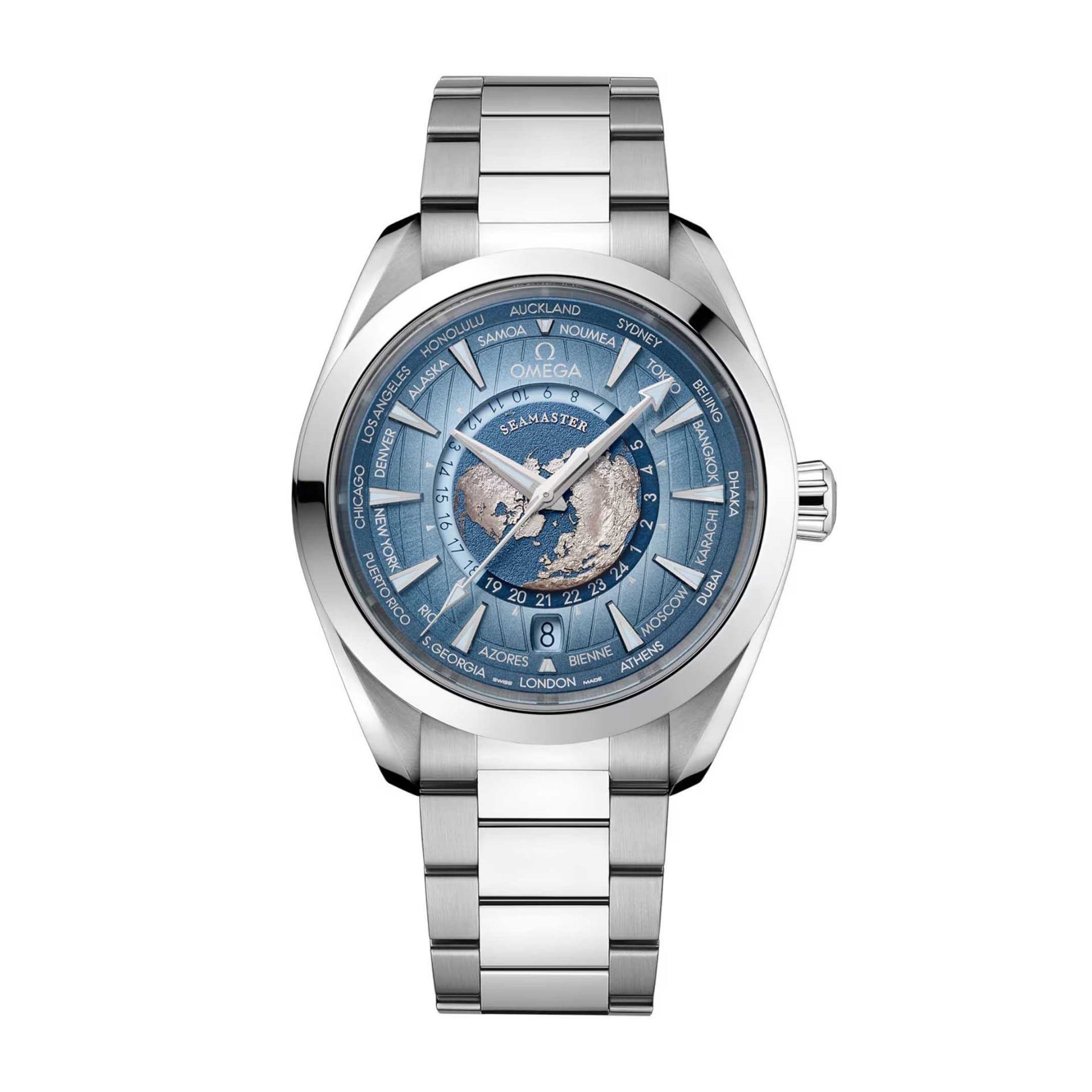 OMEGA Seamaster Aqua Terra 150M Co-Axial Master Chronometer GMT Worldtimer 43 MM 220.10.43.22.03.002