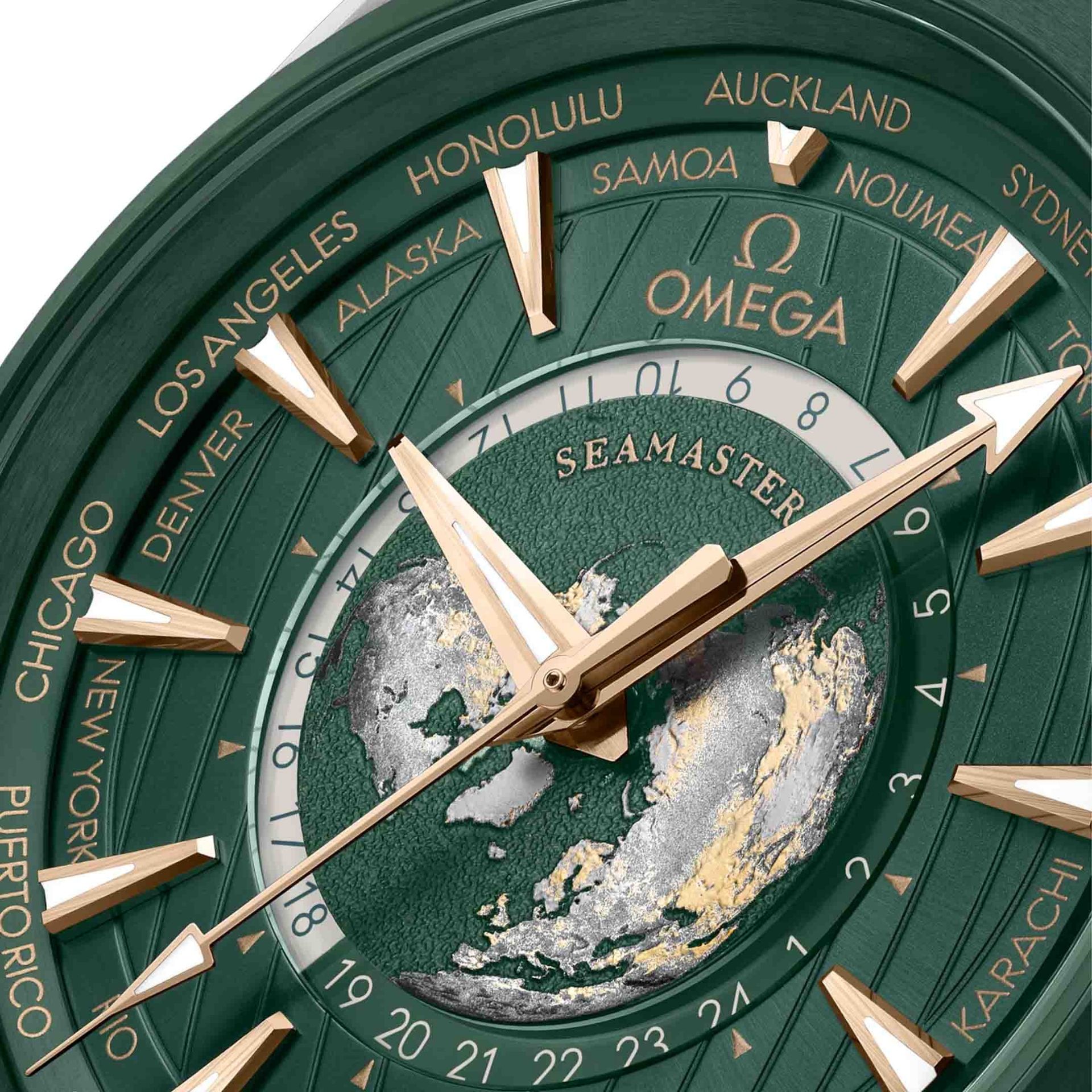 OMEGA Seamaster Aqua Terra 150M Co-Axial Master Chronometer Gmt Worldtimer 43 MM 220.30.43.22.10.001
