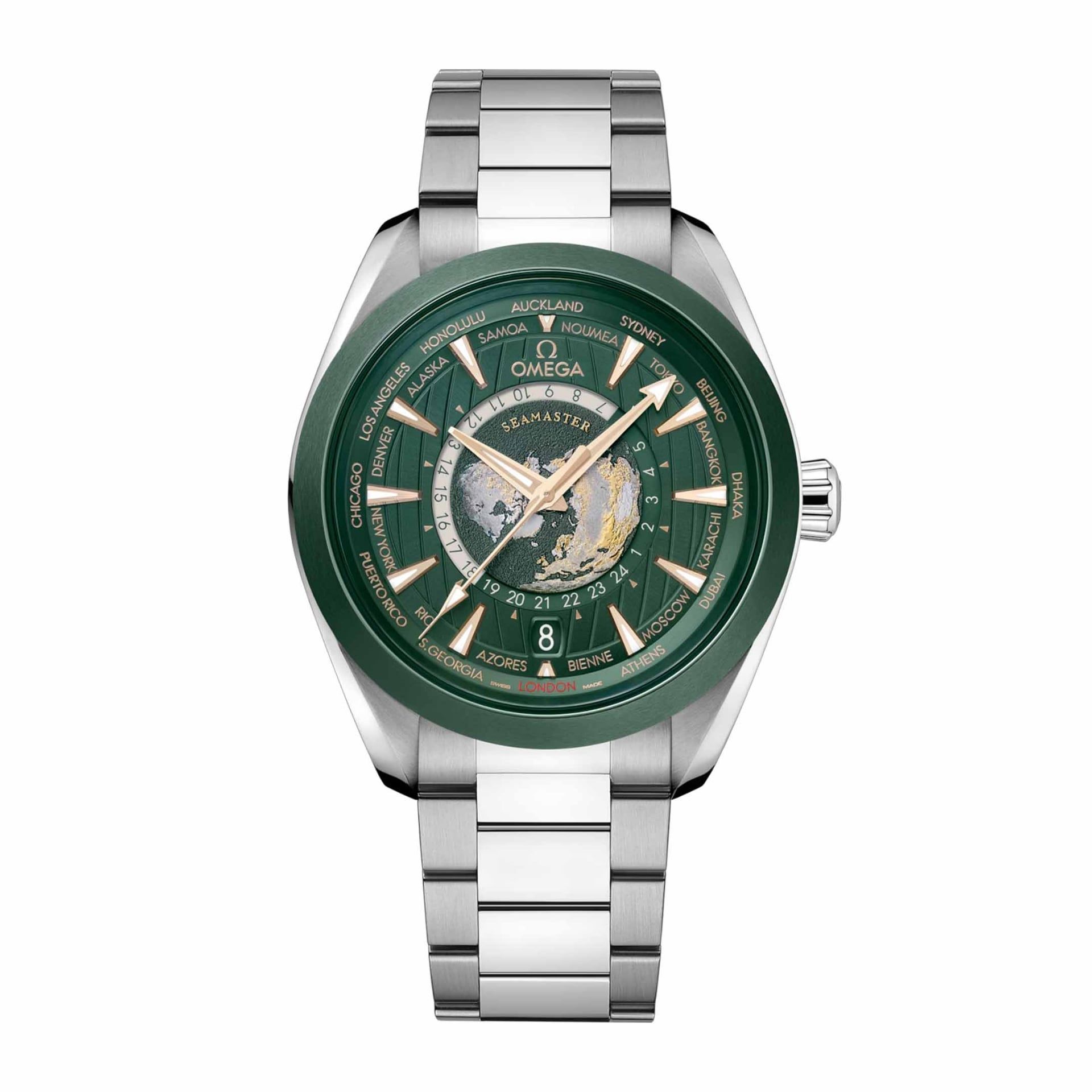 OMEGA Seamaster Aqua Terra 150M Co-Axial Master Chronometer Gmt Worldtimer 43 MM 220.30.43.22.10.001