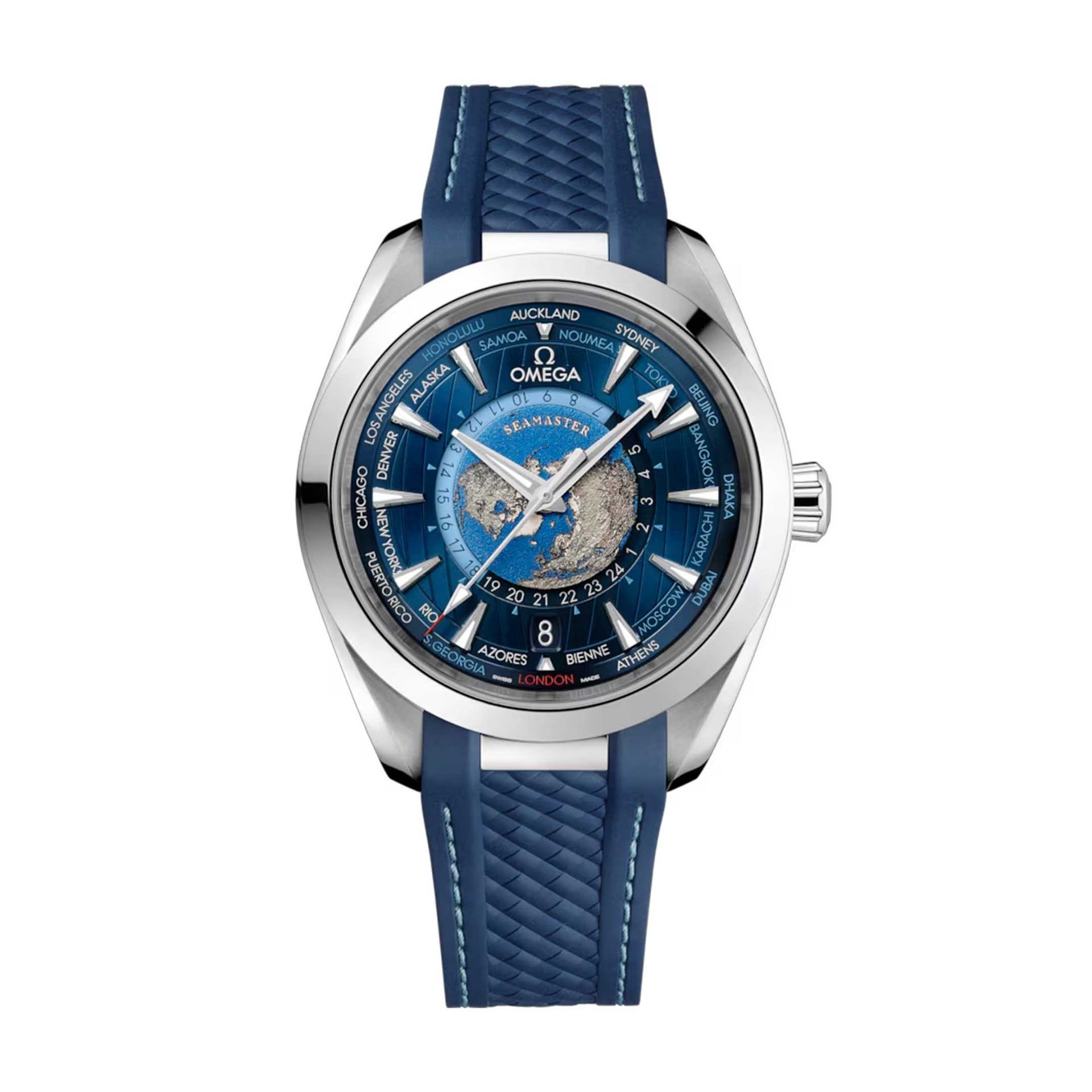 OMEGA Seamaster Aqua Terra 150M Co-Axial Master Chronometer Gmt Worldtimer 43 MM 220.12.43.22.03.001