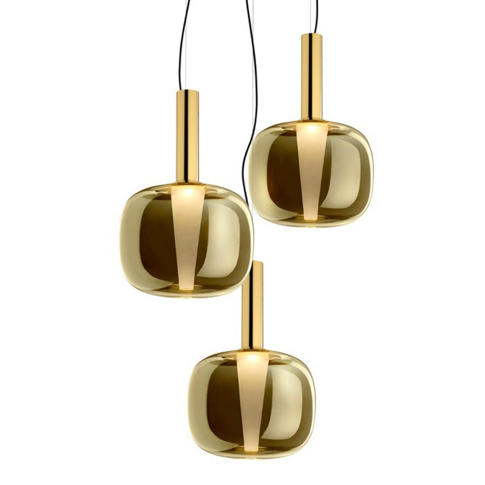GHIDINI 1961 3 Lampade A Sospensione - Dusk Dawn (Branch Creative) Ø35 x 50H cm (singola lampada) BR405PB102