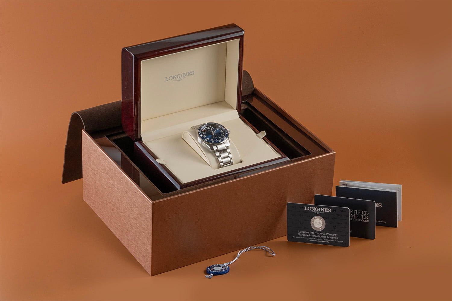 LONGINES Spirit Zulu Time 42 MM L3.812.4.93.6