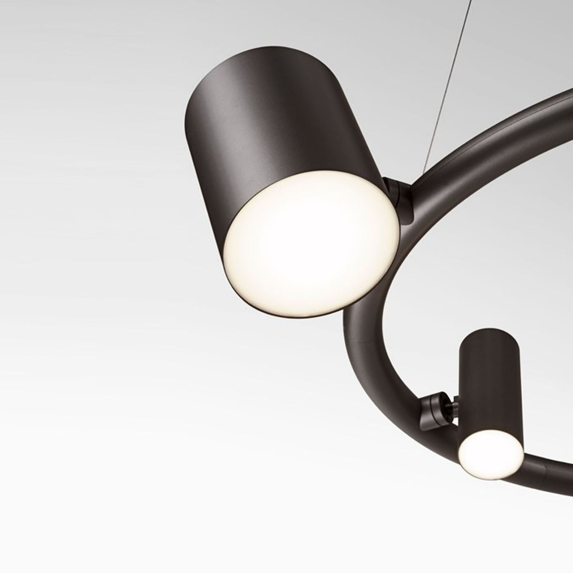 GHIDINI 1961 Lampada A Sospensione Can Can Round (Johanna Grawunder) Ø80x max 300H cm JG405--102