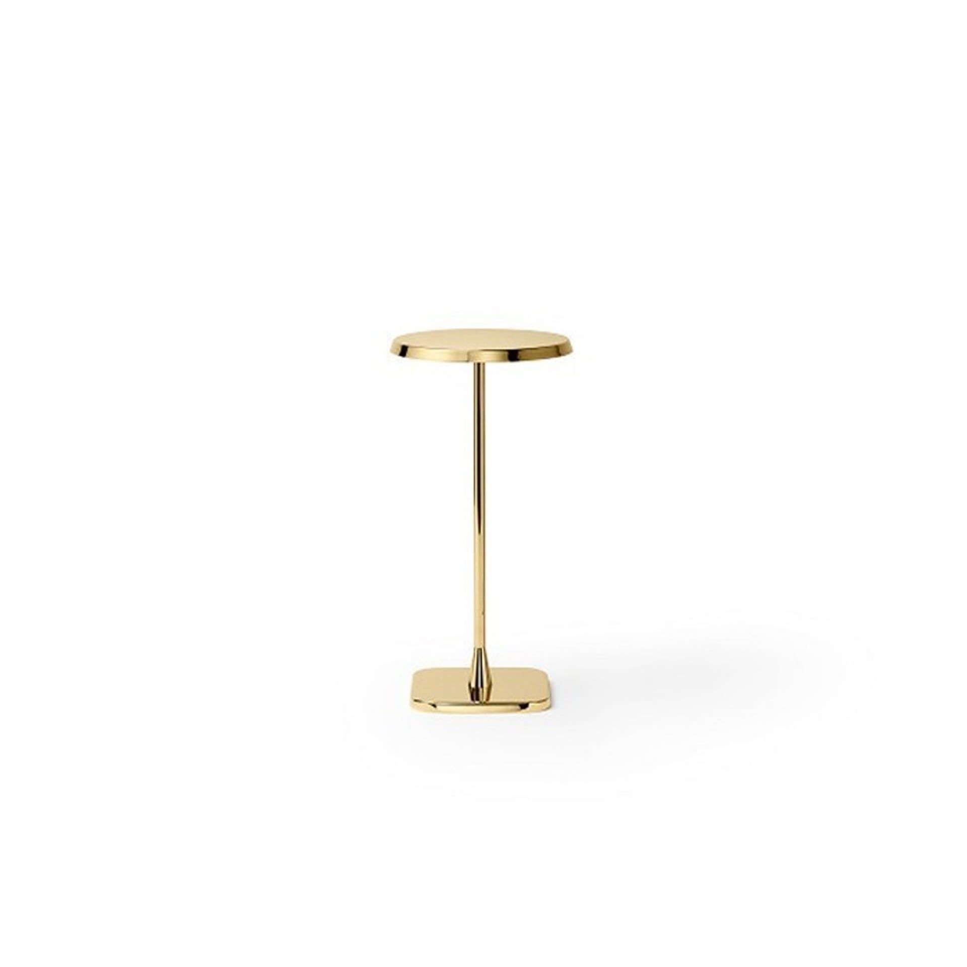 GHIDINI 1961 Tavolino Tondo Piccolo In Acciaio - Opera Coffee Tables (Richard Hutten) Diam.28xH52cm RH101HB102