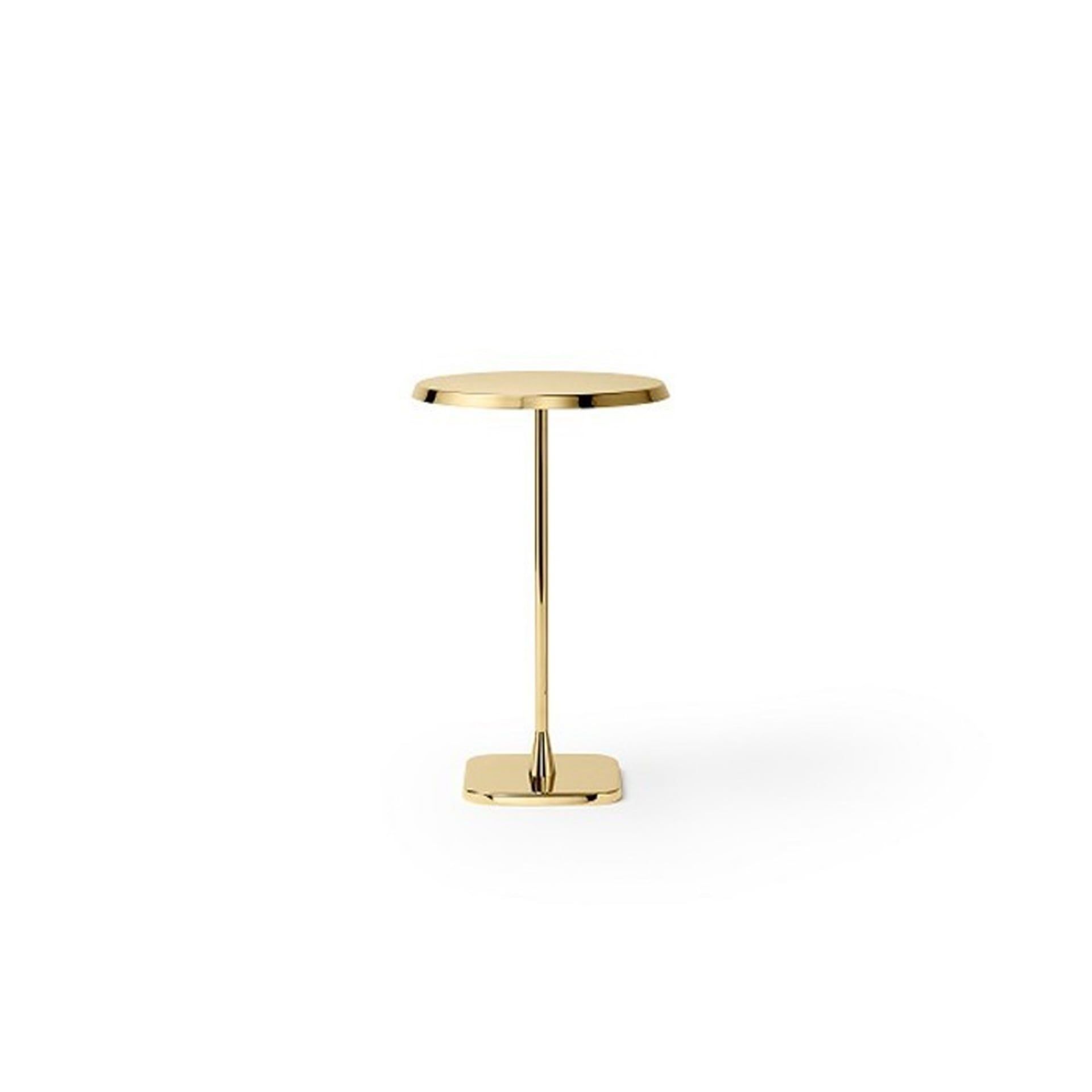 GHIDINI 1961 Tavolino Tondo In Acciaio - Opera Coffee Tables (Richard Hutten) DIAM35x52H cm RH101HB103
