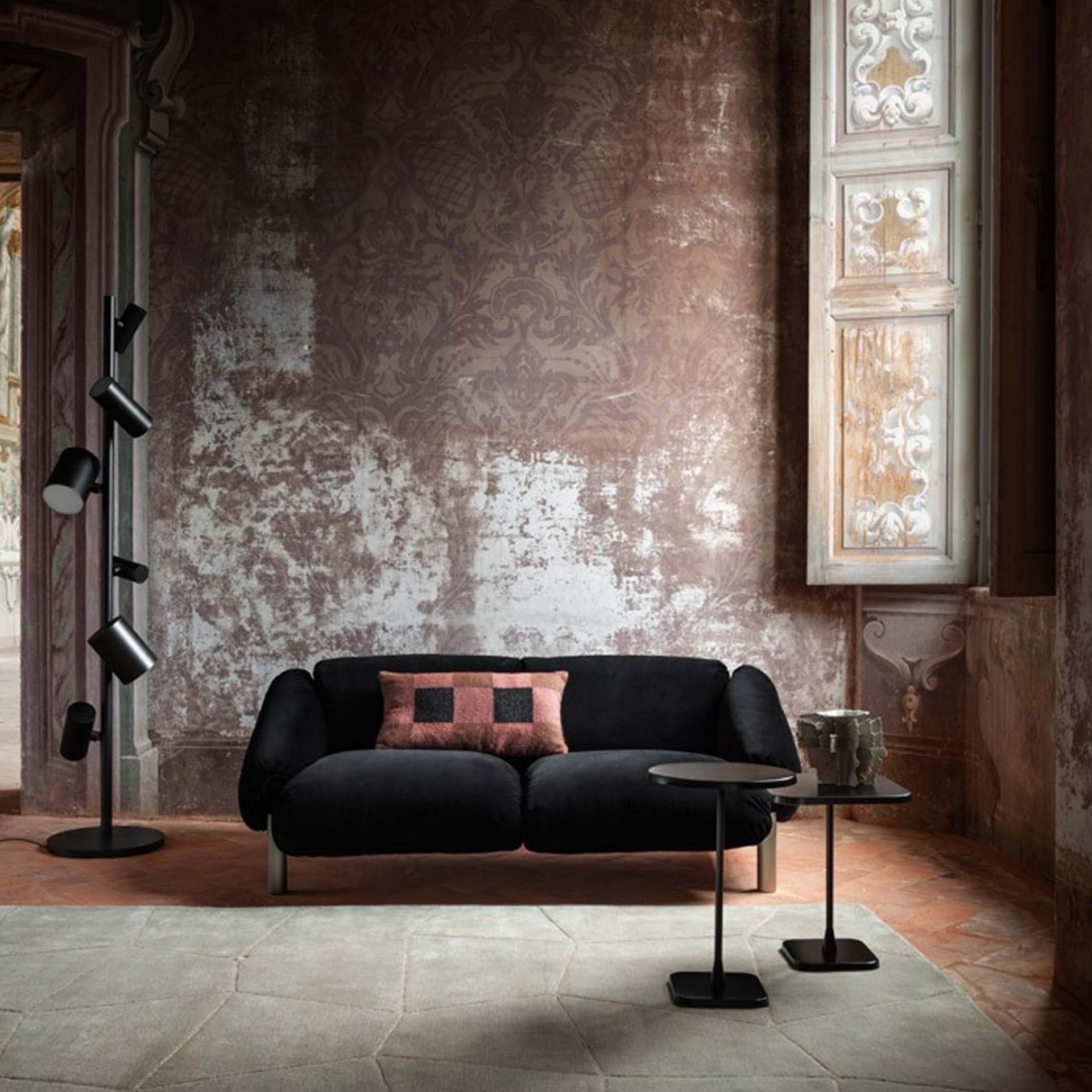 GHIDINI 1961 Tavolino Tondo In Acciaio - Opera Coffee Tables (Richard Hutten) DIAM35x52H cm RH101DD103