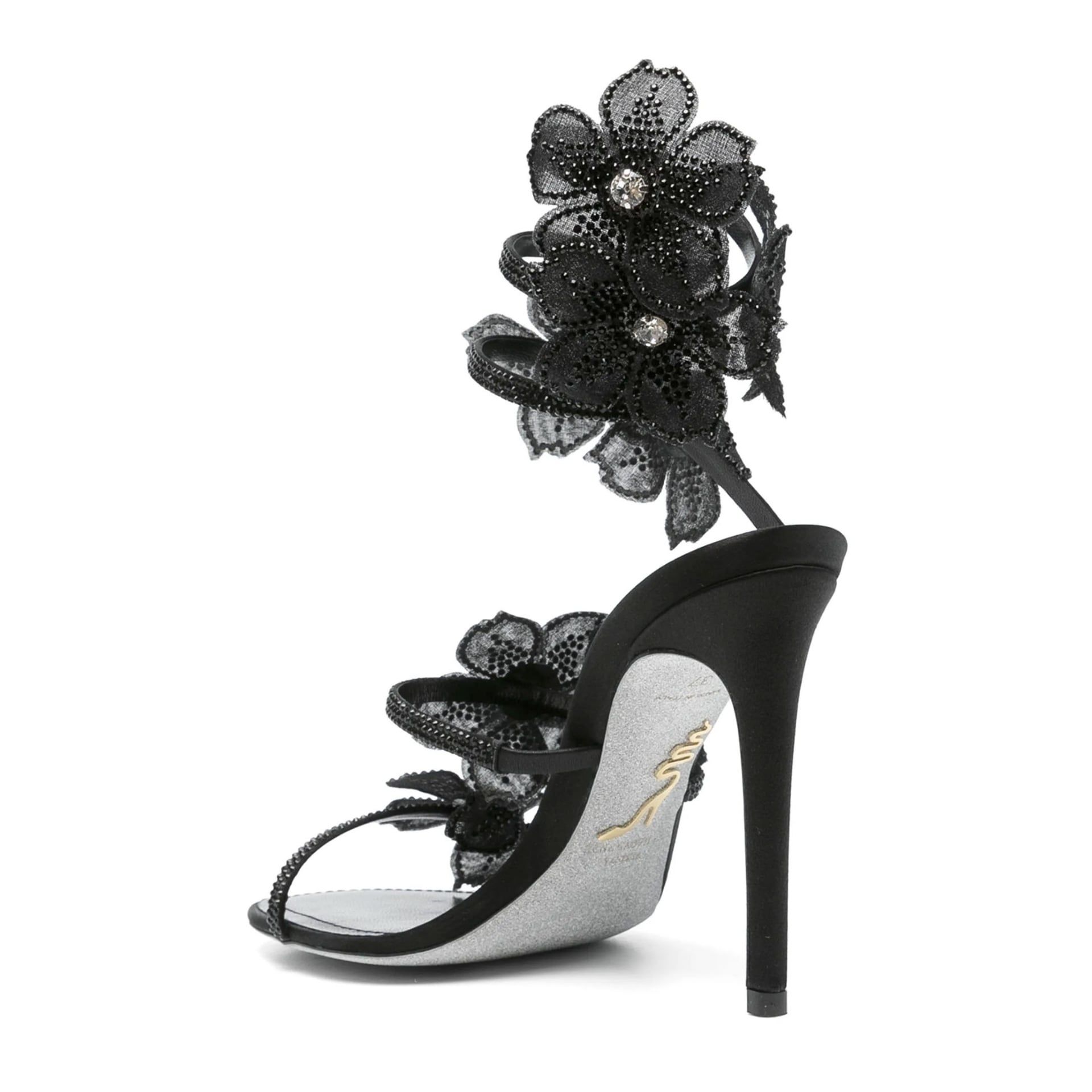 RENE CAOVILLA Floriane - Sandali Tacco Alto Nero  C12462-105-R001V050