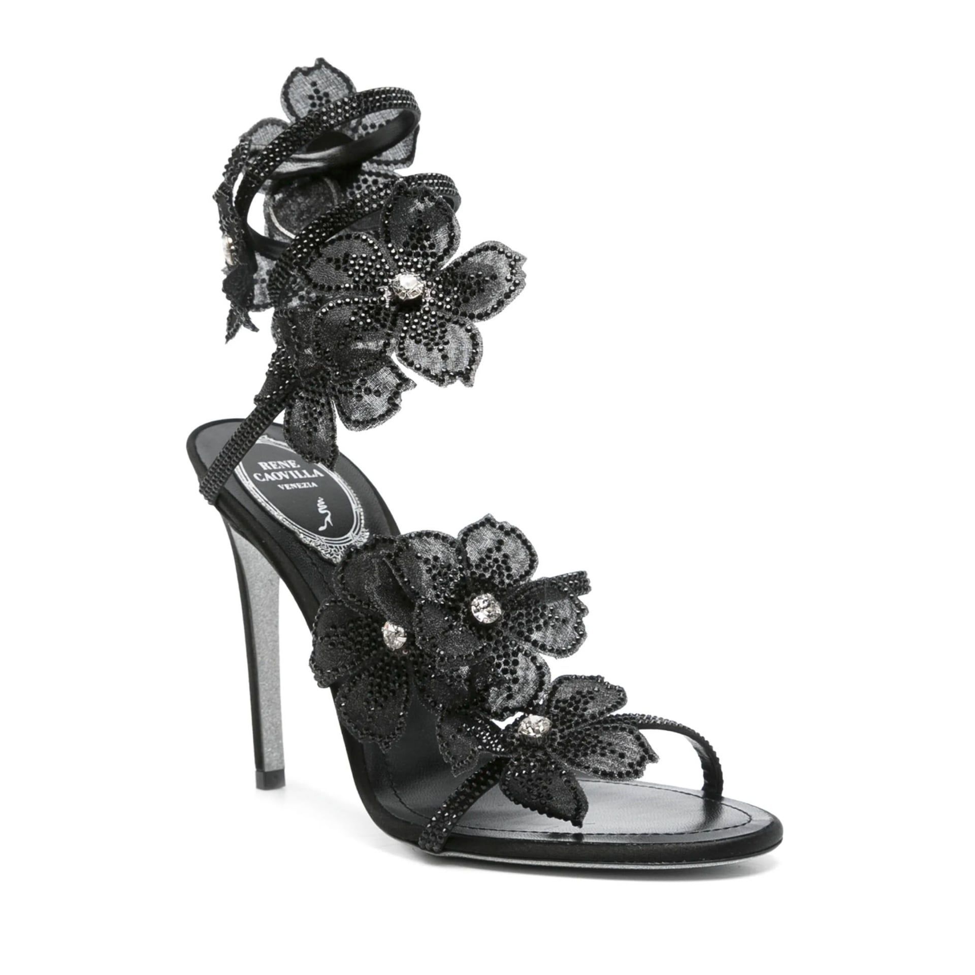RENE CAOVILLA Floriane - Sandali Tacco Alto Nero  C12462-105-R001V050
