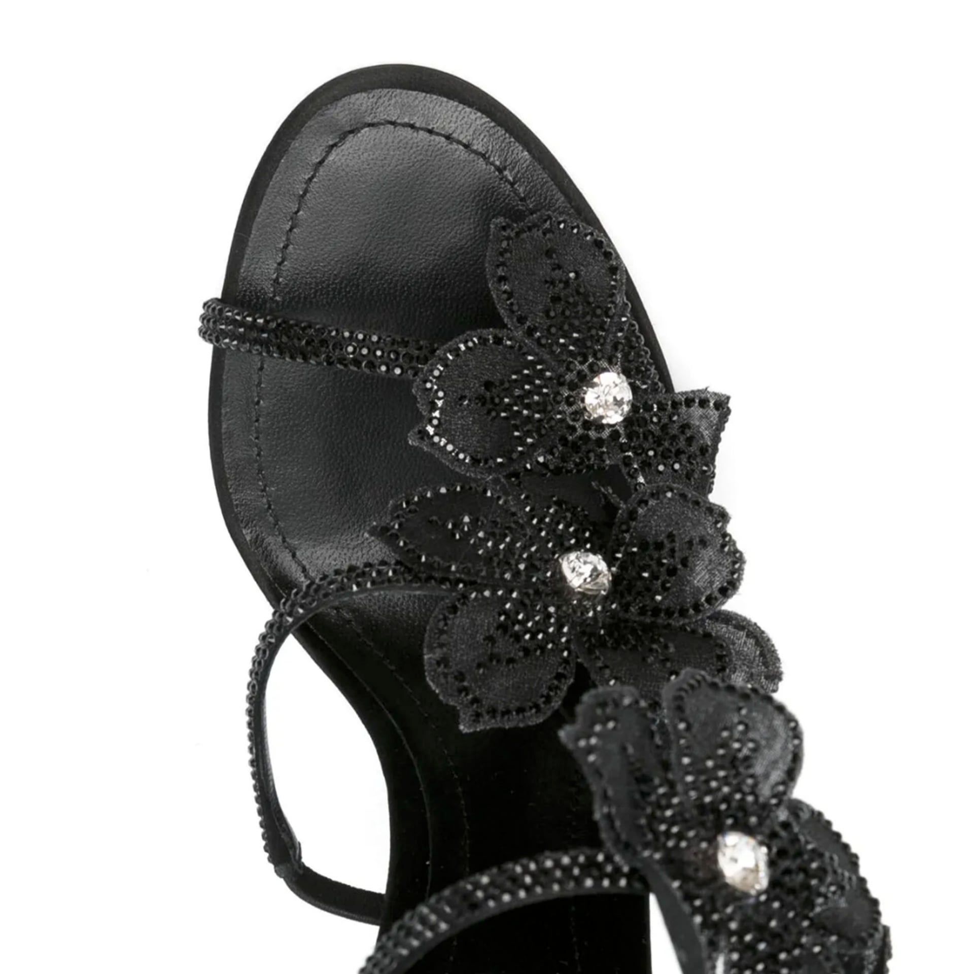 RENE CAOVILLA Floriane - Sandali Tacco Alto Nero  C12462-105-R001V050