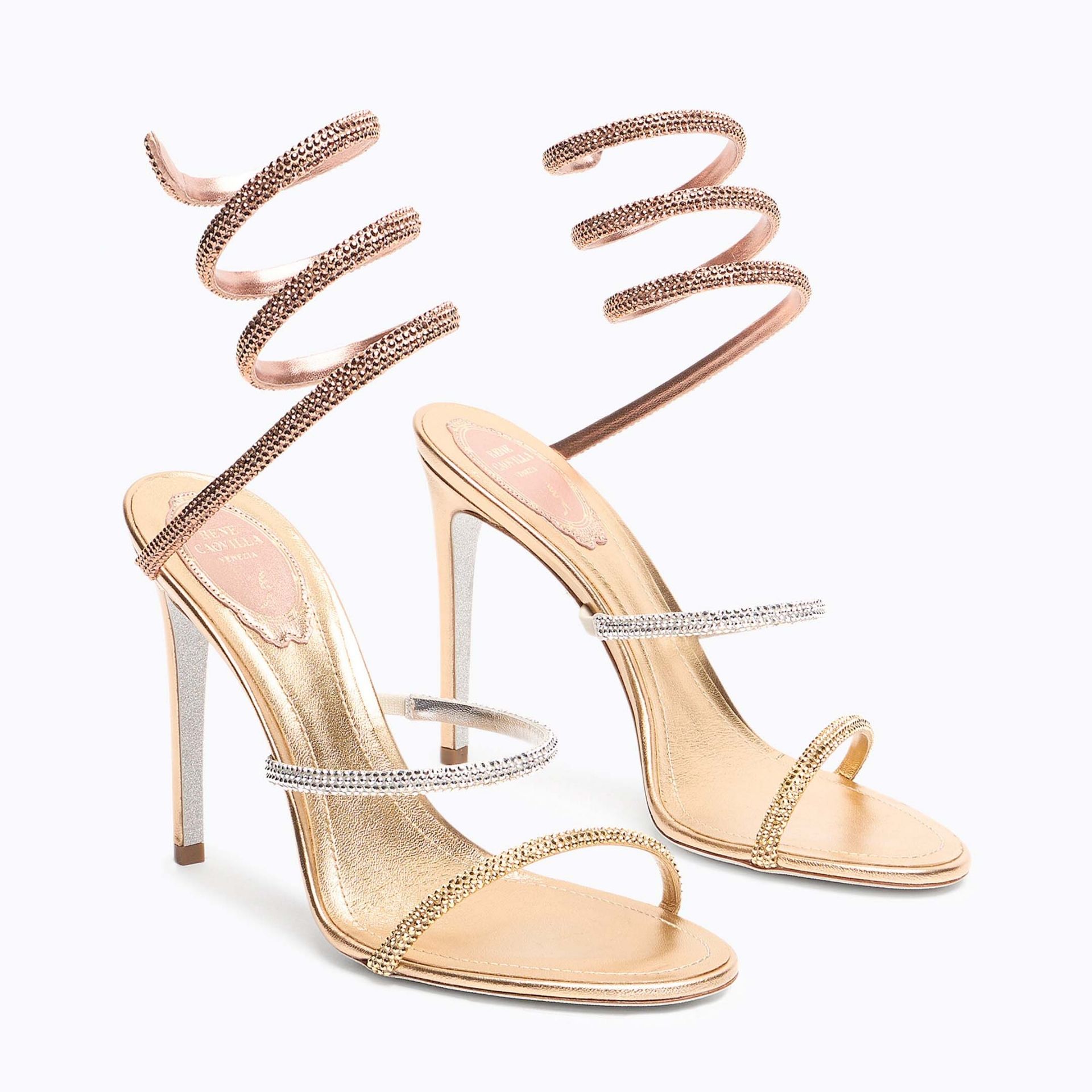 RENE CAOVILLA Cleo - Sandali Tacco Alto Tre Ori  C12503-105-R001O100
