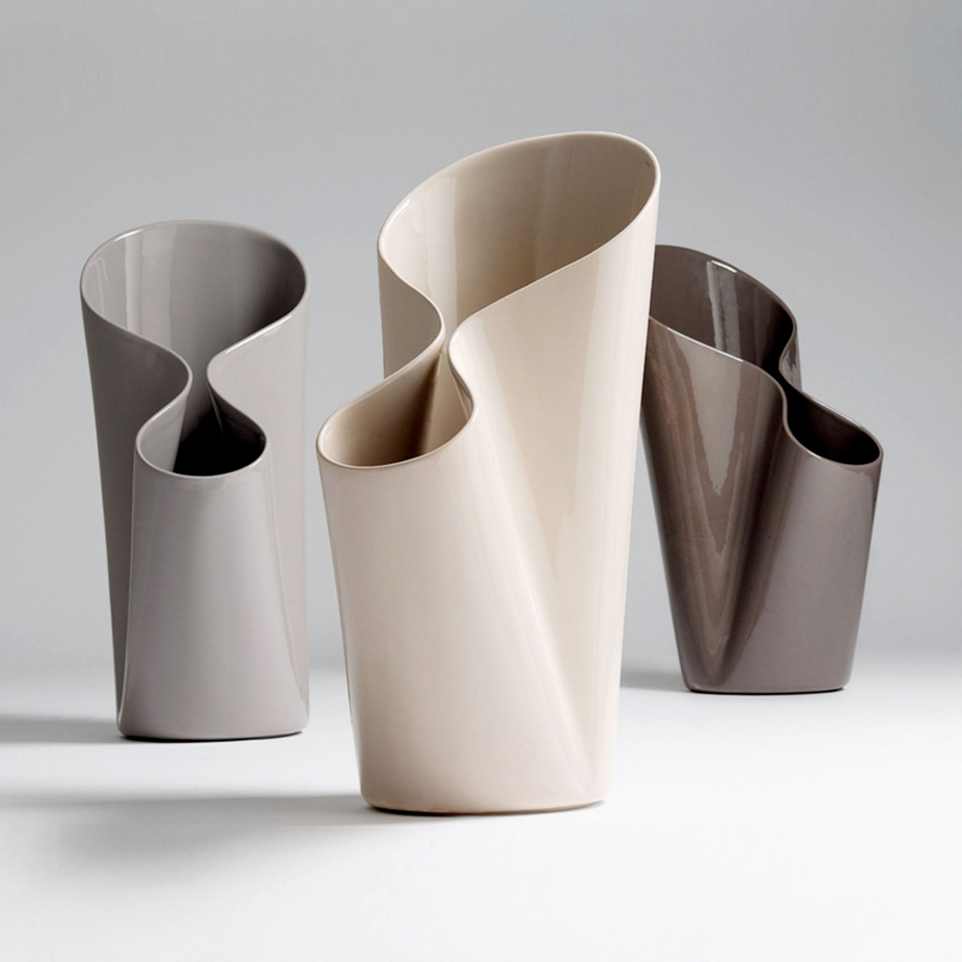 BOSA Vaso Umbravase Ecrù (Luca Nichetto) 52 CM - H 64 CM U1391