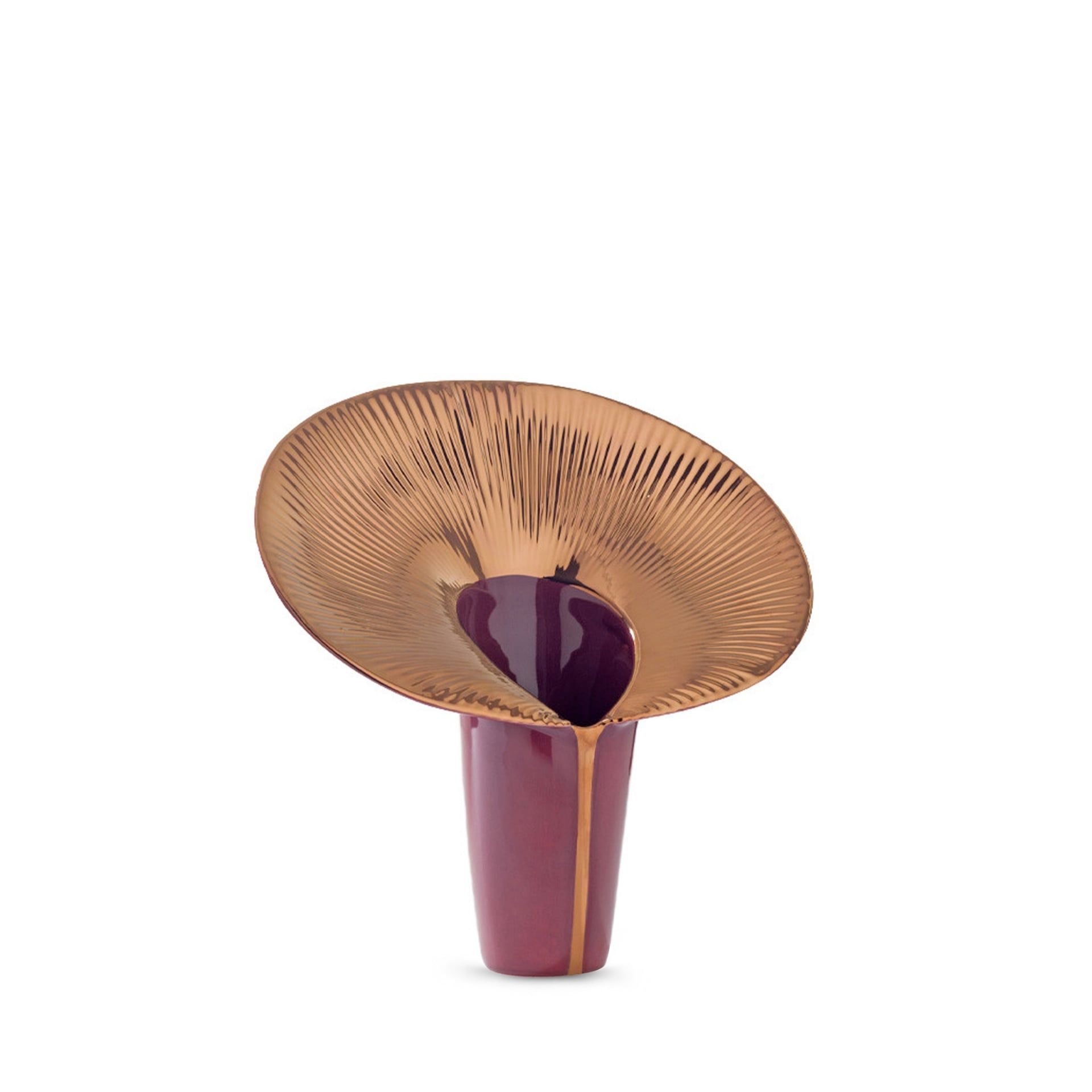 BOSA Vaso Fusca Piccolo Ciclamino (Constance Guisset) 32 CM - H 33 CM 1831/58+04/80