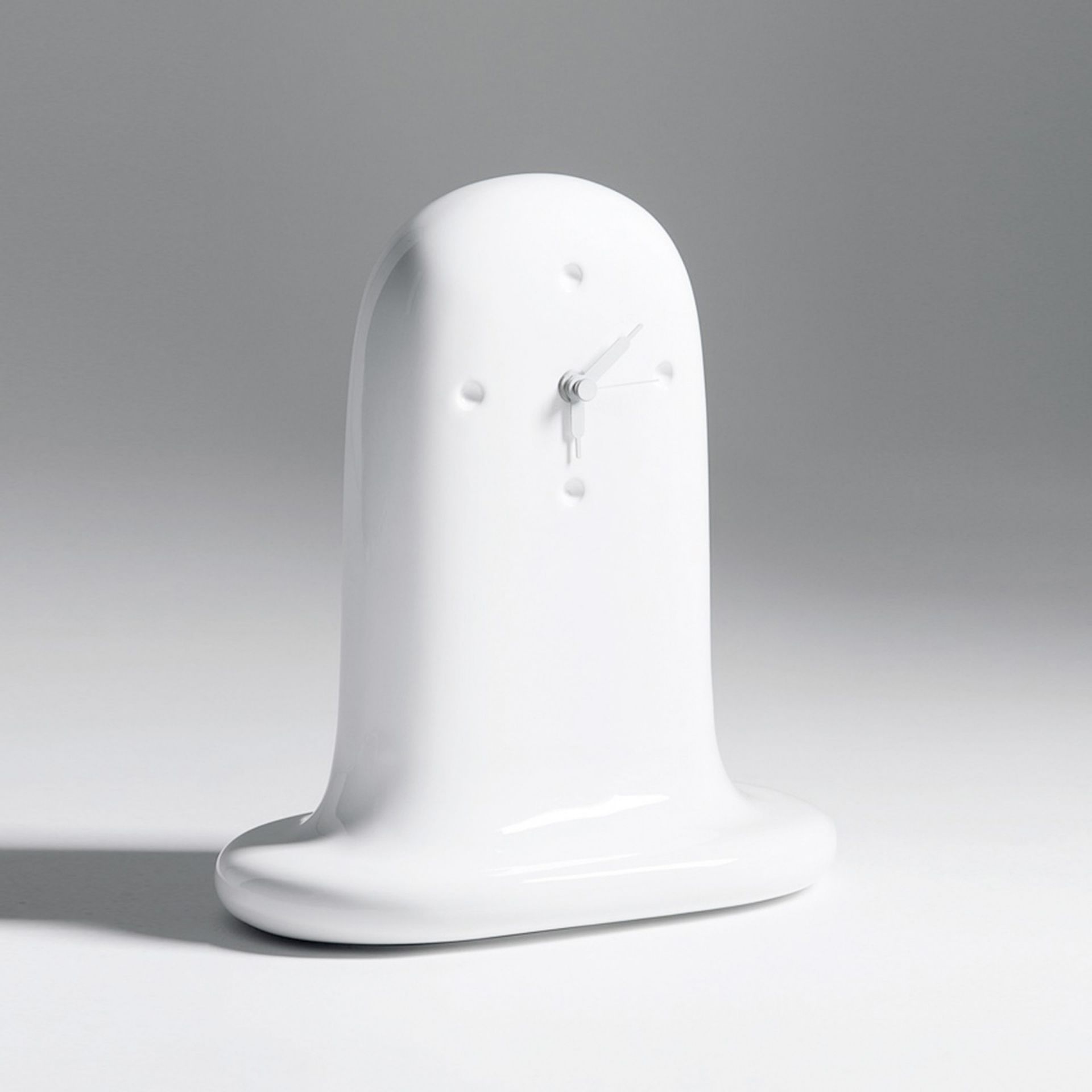 BOSA Orologio da Tavolo Fantasmiko Bianco (Jaime Hayon) 26 CM - H 30 CM AH38/04