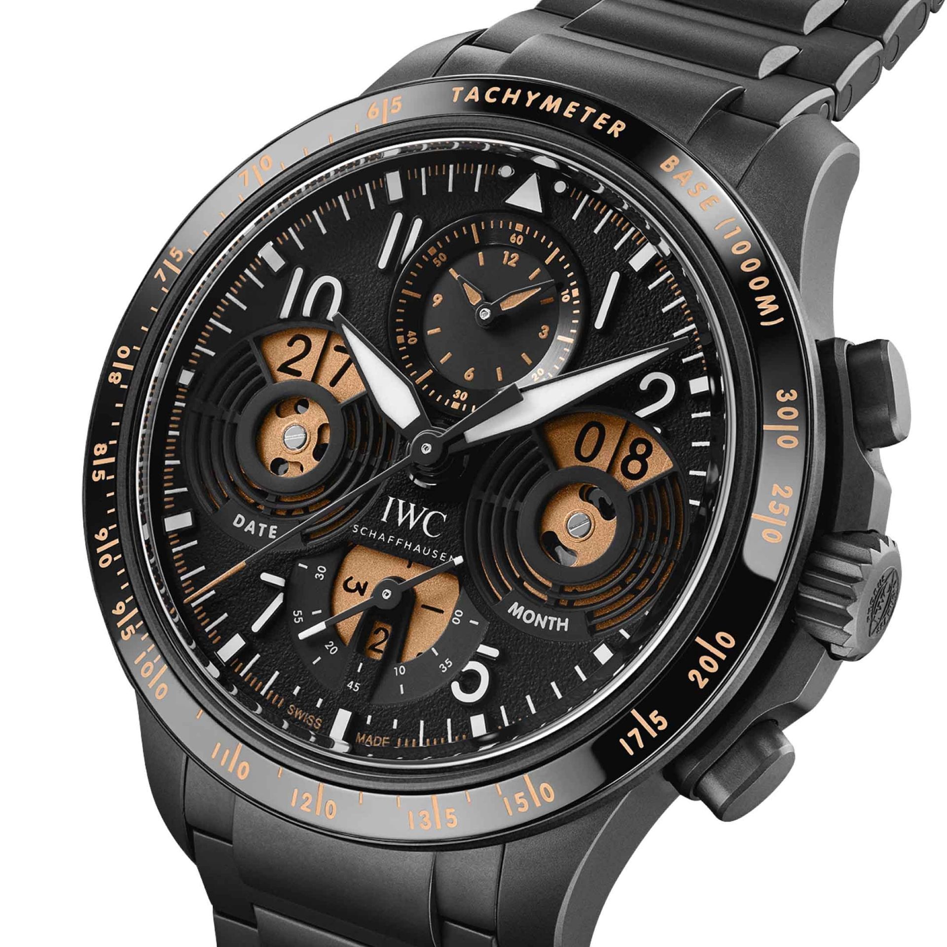 IWC Schaffhausen Pilot’s Watch Performance Chronograph Perpetual Calendar Digital Date-Month 43 MM IW388801
