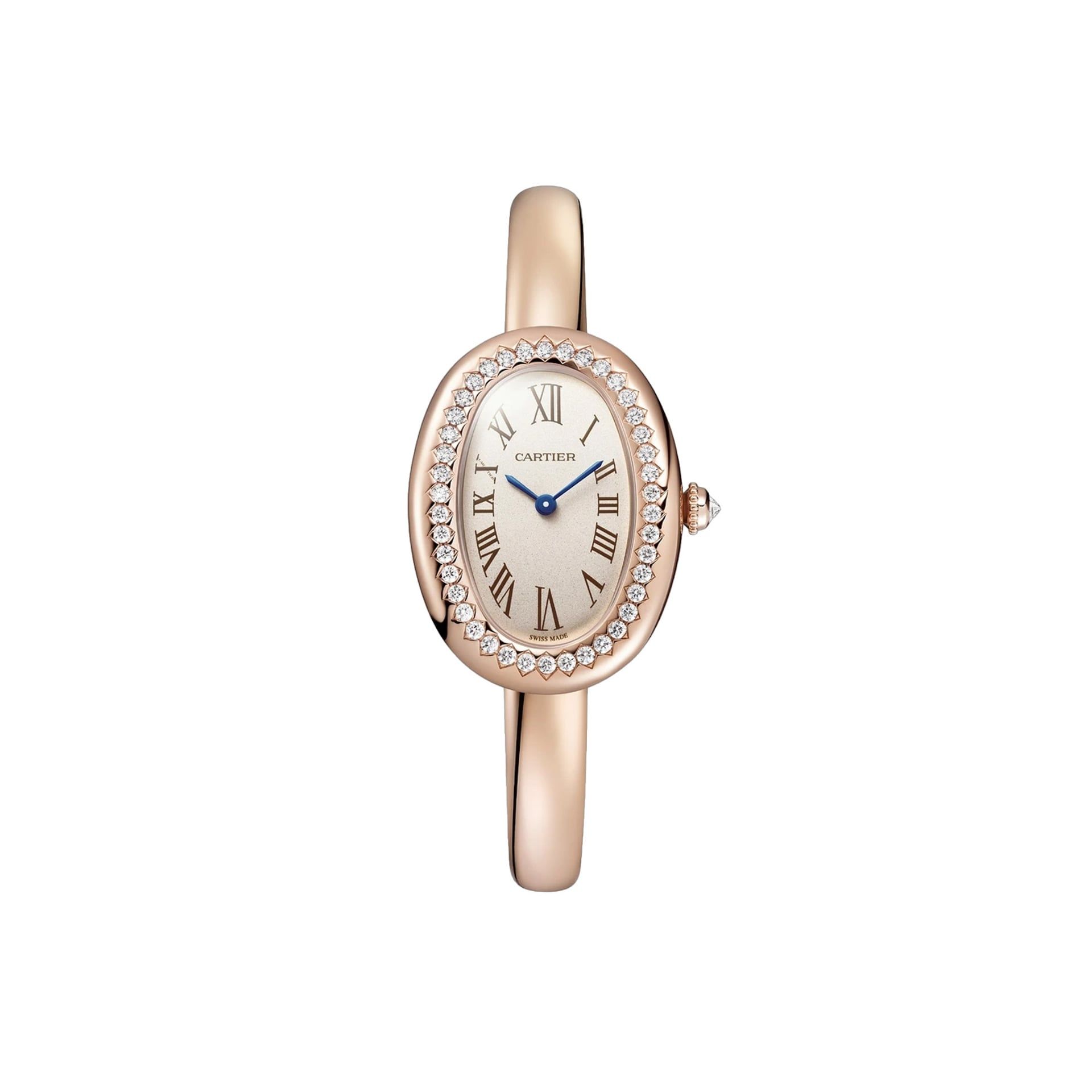 CARTIER Baignoire Modello Piccolo (Misura 17), Oro Rosa, Diamanti 31,4 X 23,1 MM WJBA0045