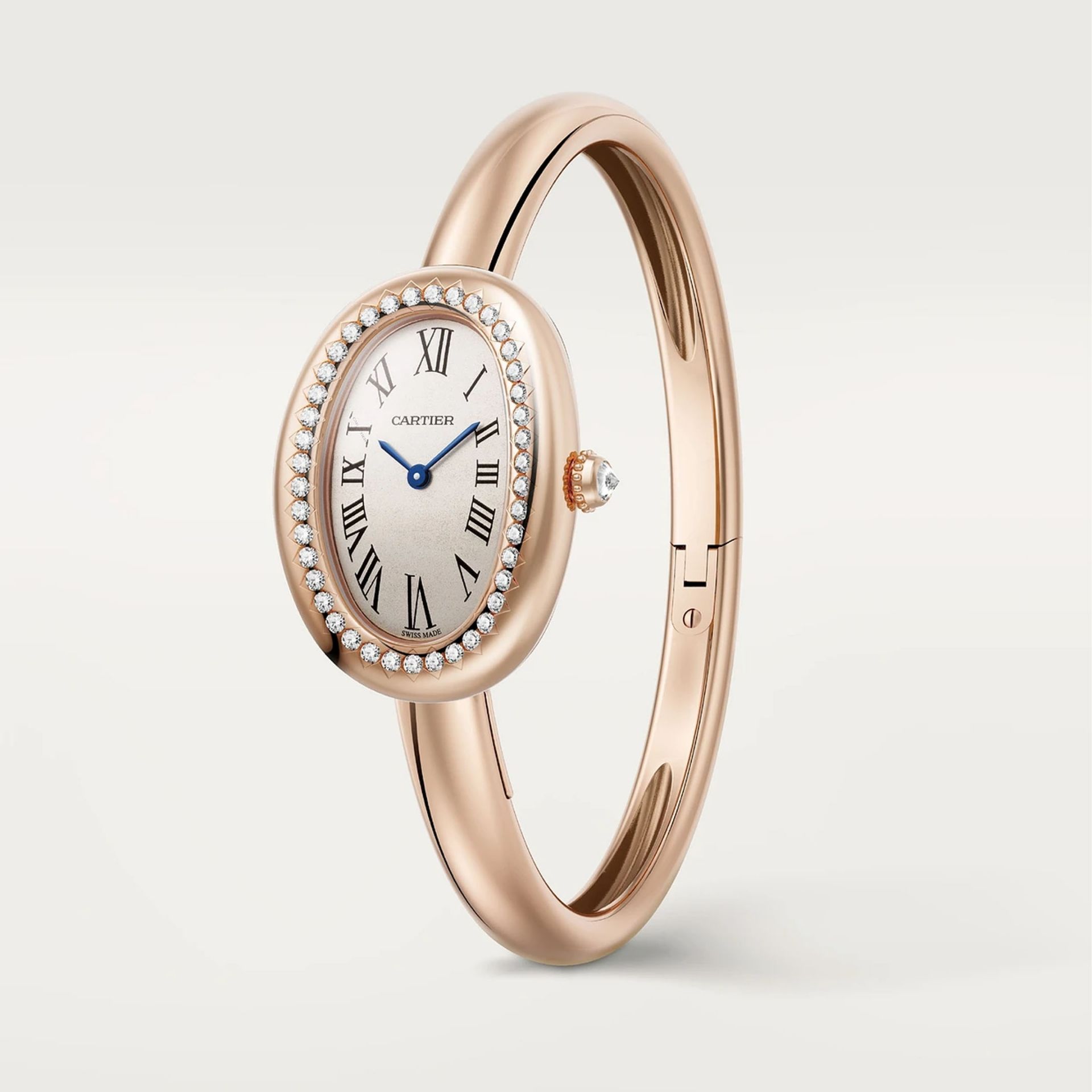 CARTIER Baignoire Modello Piccolo (Misura 17), Oro Rosa, Diamanti 31,4 X 23,1 MM WJBA0045