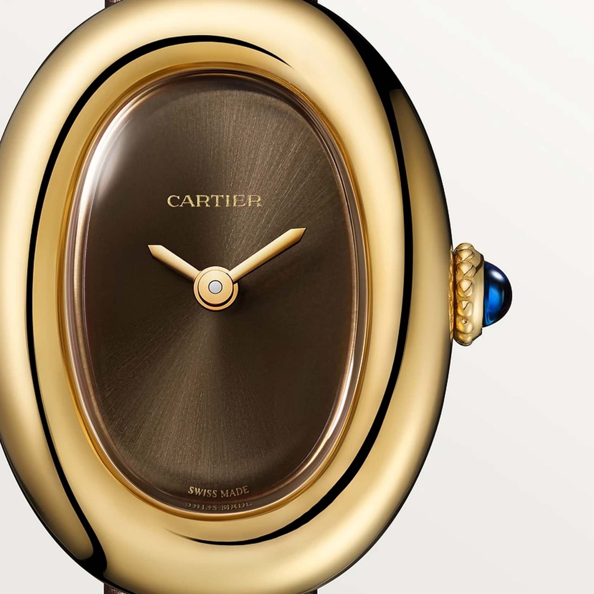 CARTIER Baignoire Modello Mini, Oro Giallo, Pelle 24.6 X 18.7 MM WGBA0031