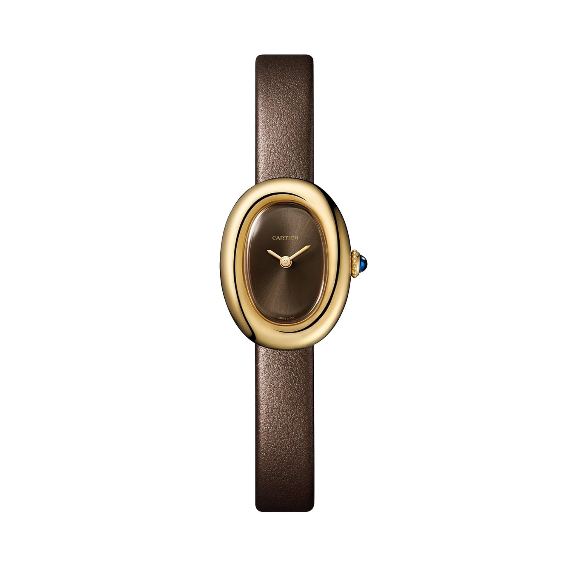 CARTIER Baignoire Modello Mini, Oro Giallo, Pelle 24.6 X 18.7 MM WGBA0031
