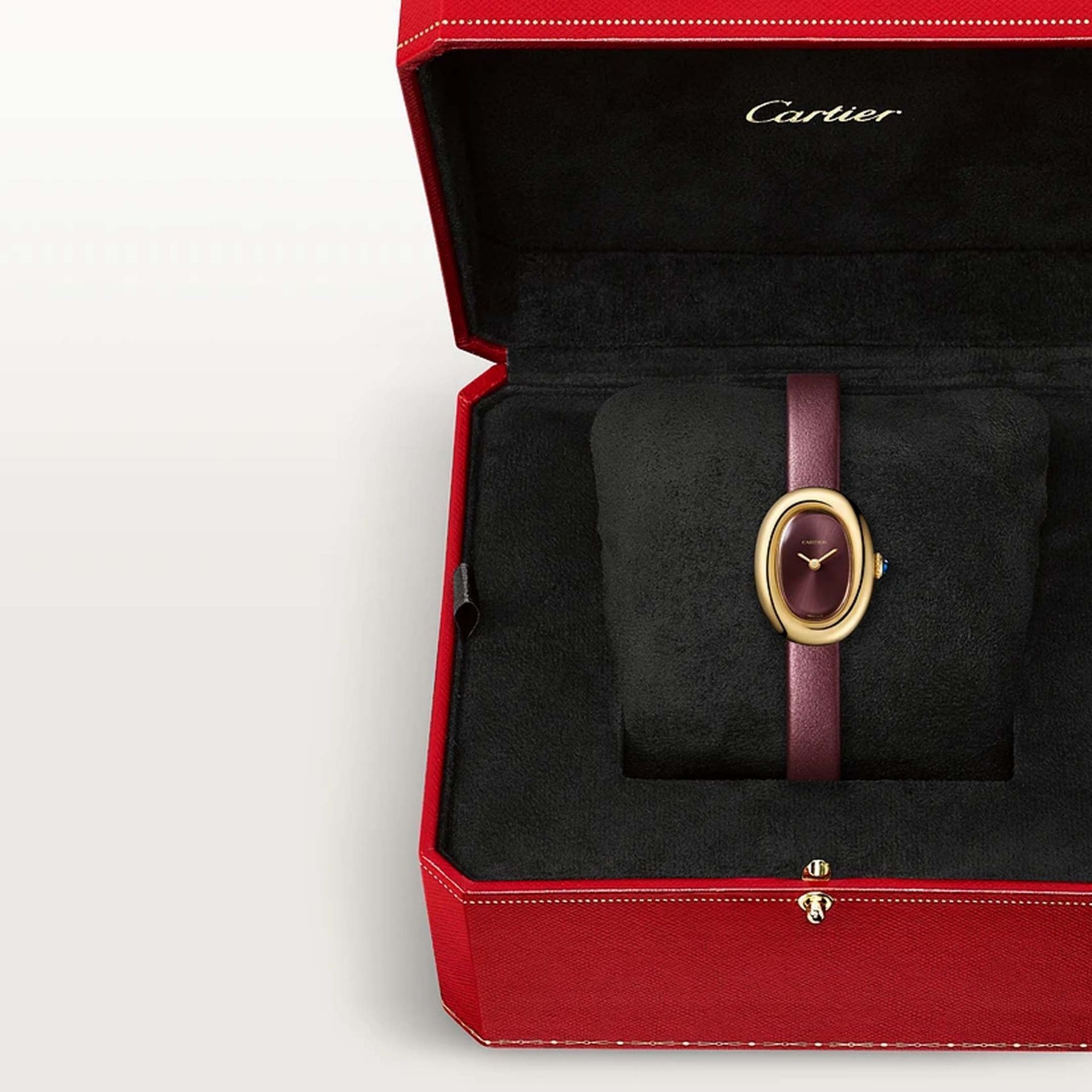 CARTIER Baignoire Modello Mini, Oro Giallo, Pelle 24.6 X 18.7 MM WGBA0032