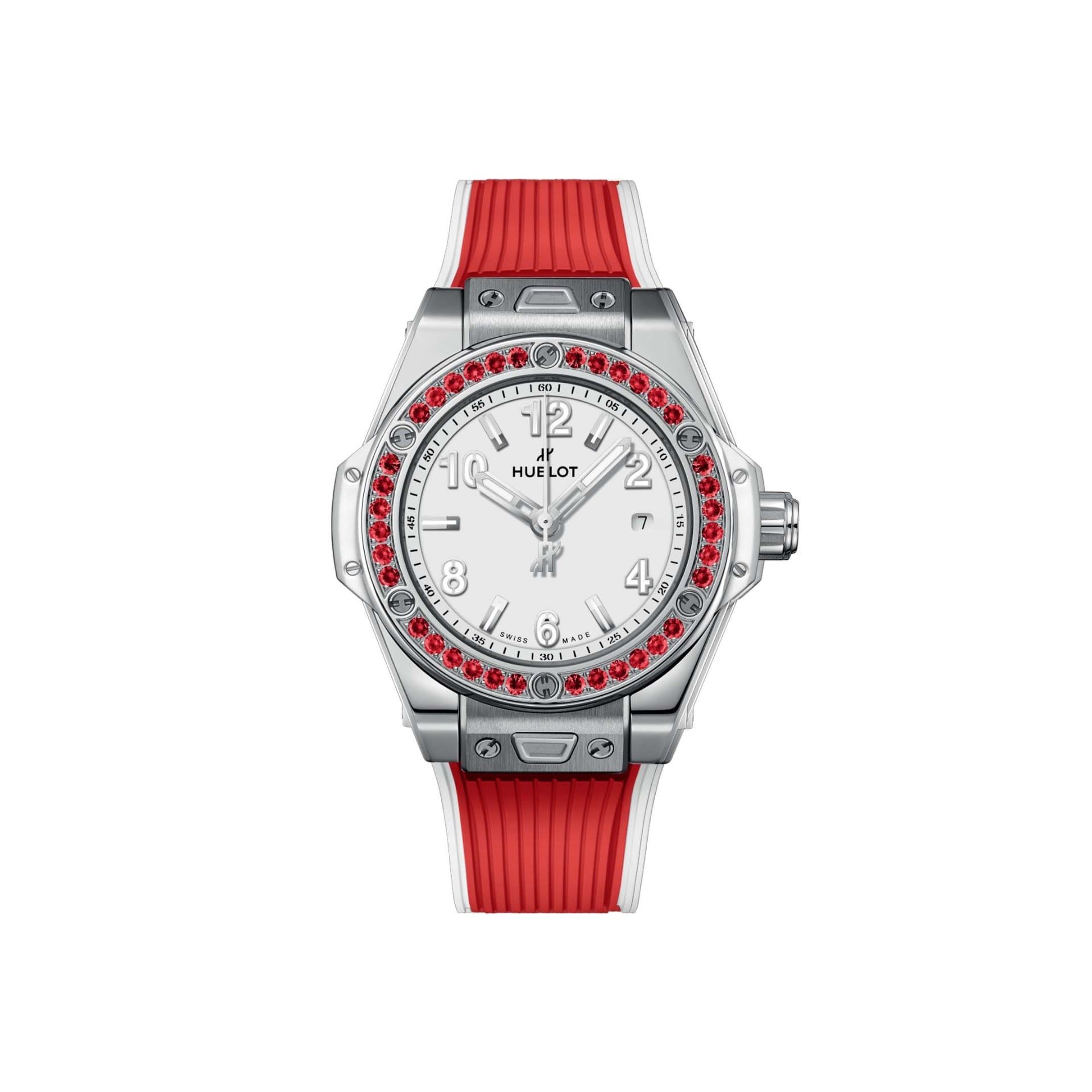 HUBLOT Big Bang Joyful Steel Red 33 MM 485.SR.2210.RX.1213