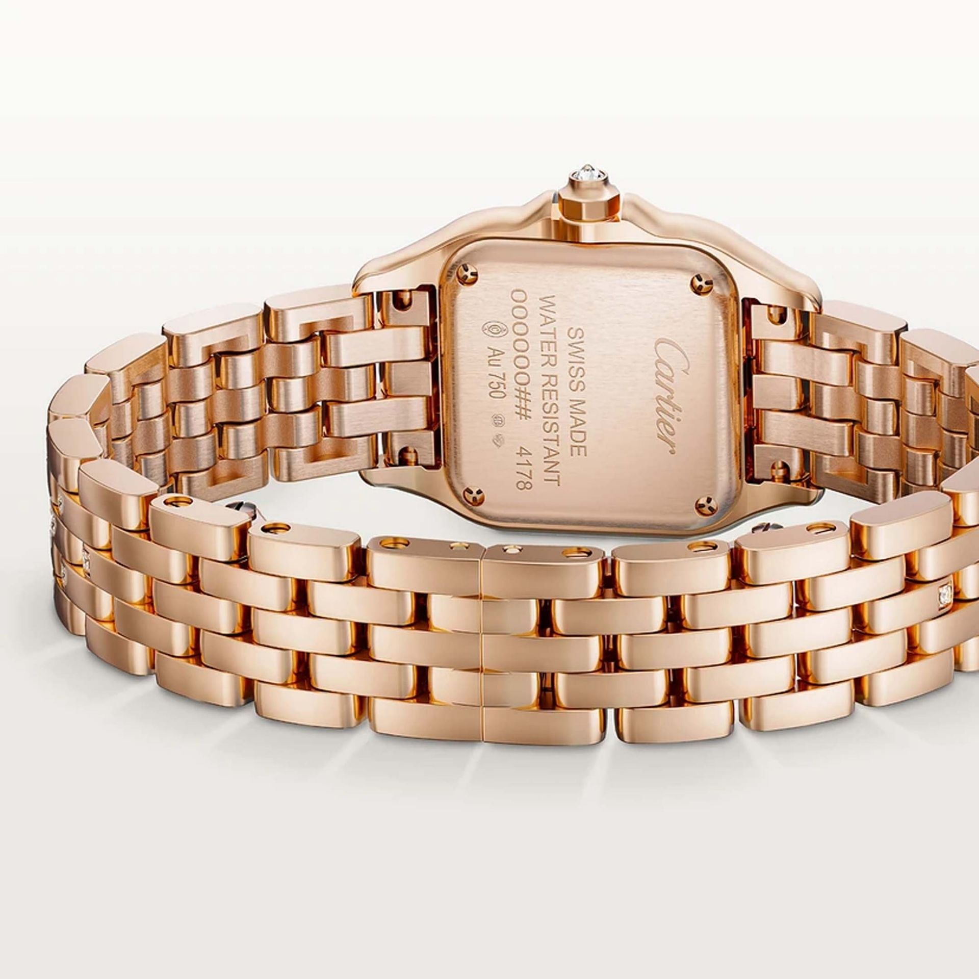 CARTIER Panthère De Cartier Modello Piccolo, Oro Rosa, Diamanti 30,3 x 22 MM WJPN0061