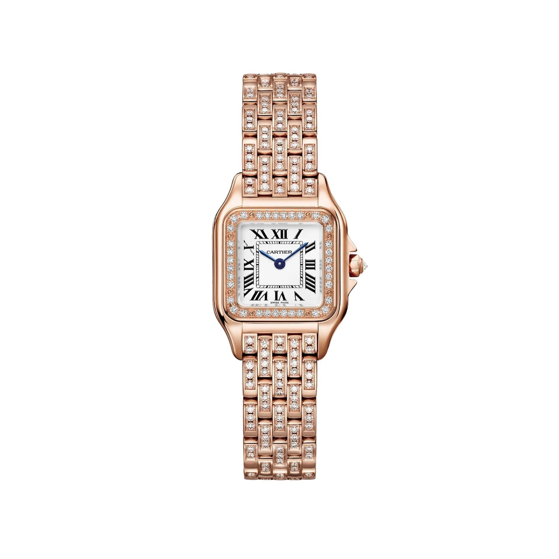 CARTIER Panthère De Cartier Modello Piccolo, Oro Rosa, Diamanti 30,3 x 22 MM WJPN0061