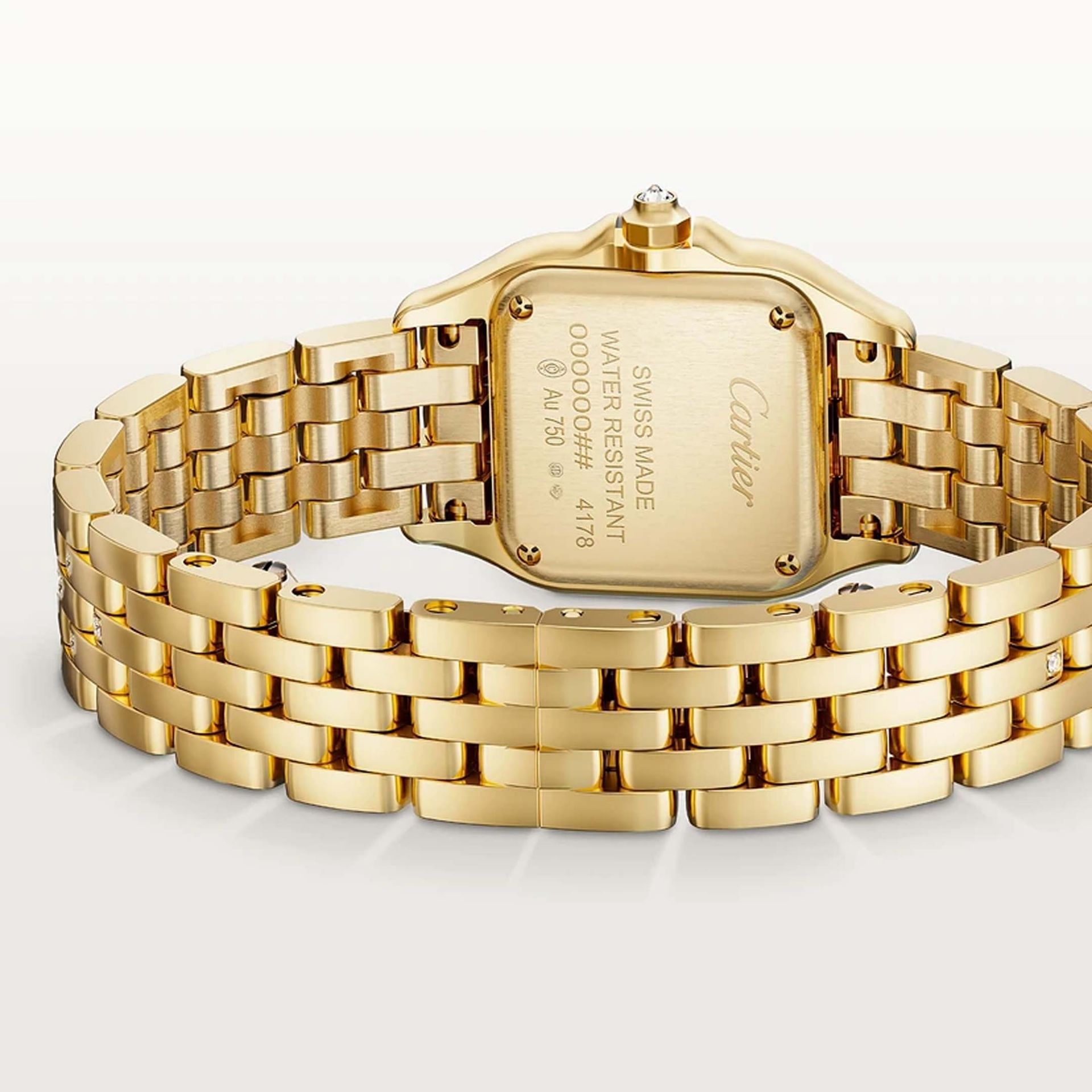 CARTIER Panthère De Cartier Modello Piccolo, Oro Giallo, Diamanti 30.3 X 22 MM WJPN0059