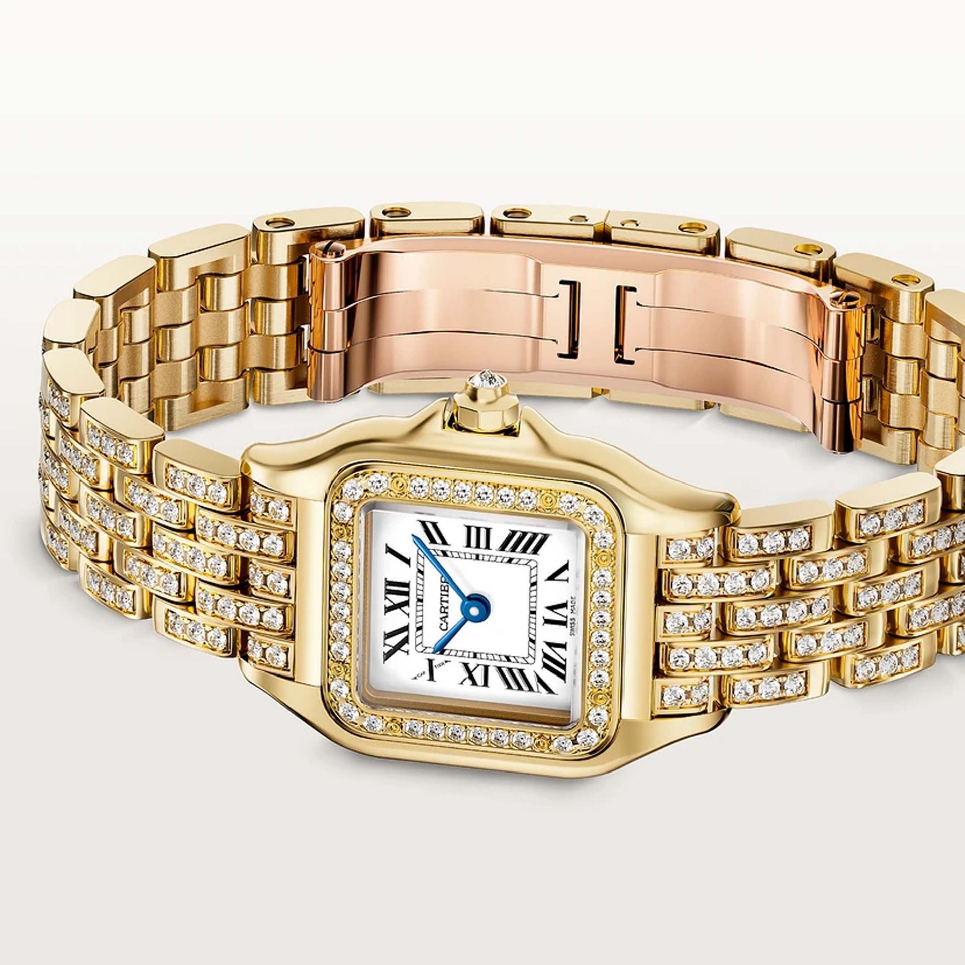 CARTIER Panthère De Cartier Modello Piccolo, Oro Giallo, Diamanti 30.3 X 22 MM WJPN0059
