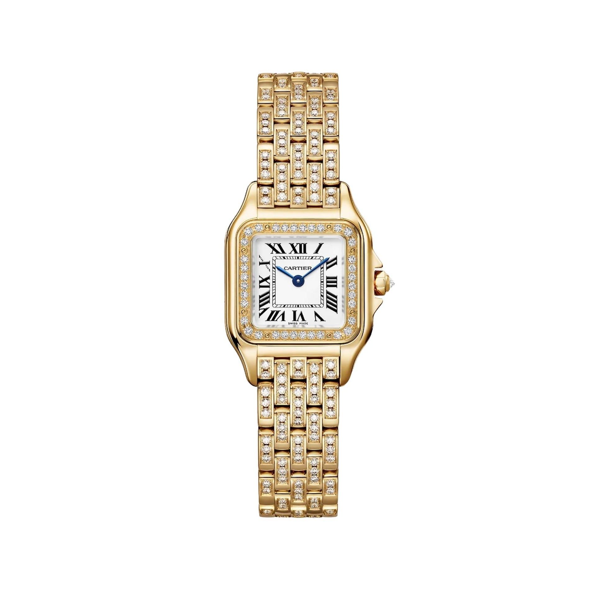 CARTIER Panthère De Cartier Modello Piccolo, Oro Giallo, Diamanti 30.3 X 22 MM WJPN0059